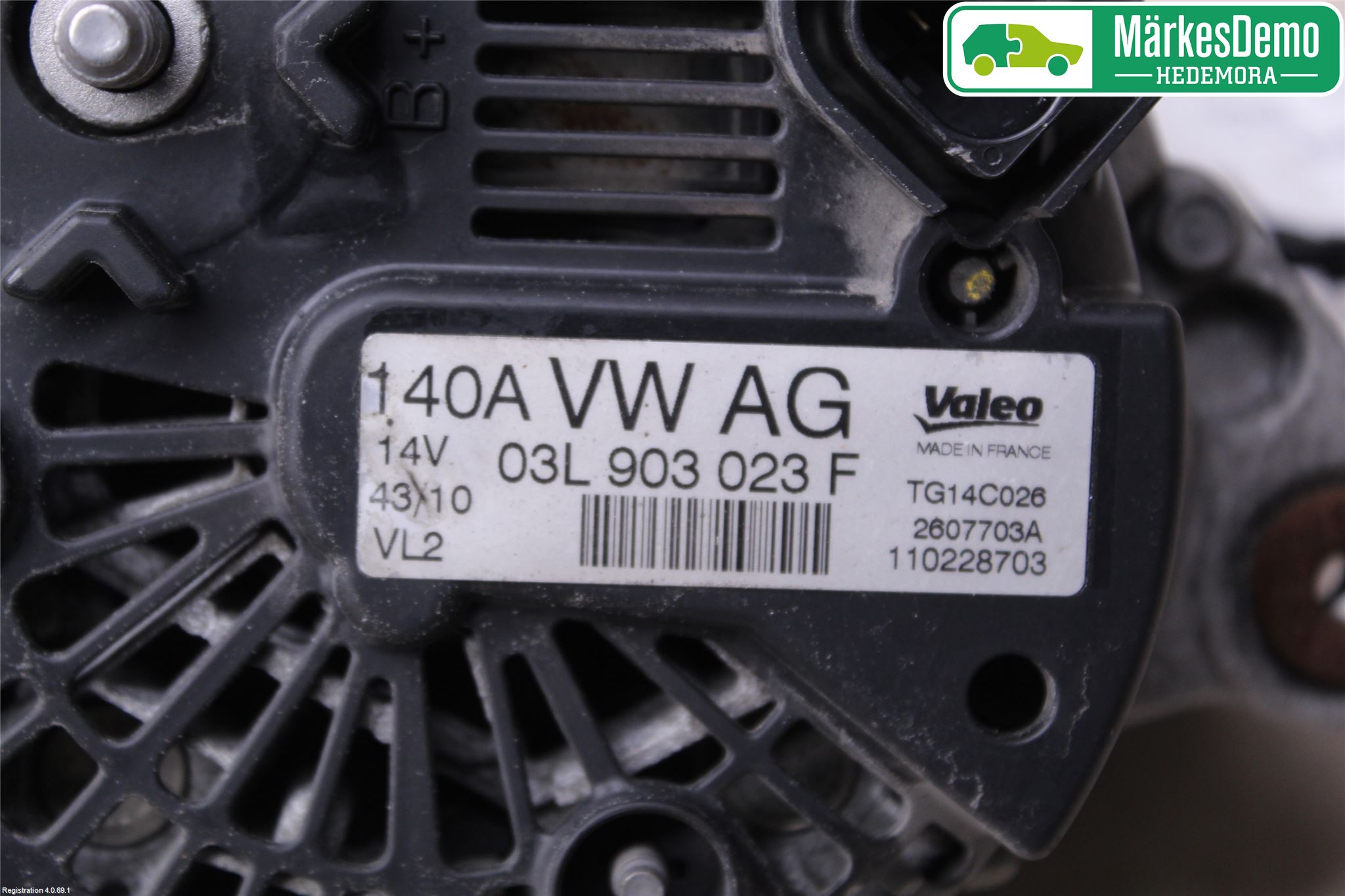 Volkswagen VW GOLF VI 09-13 Dynamo