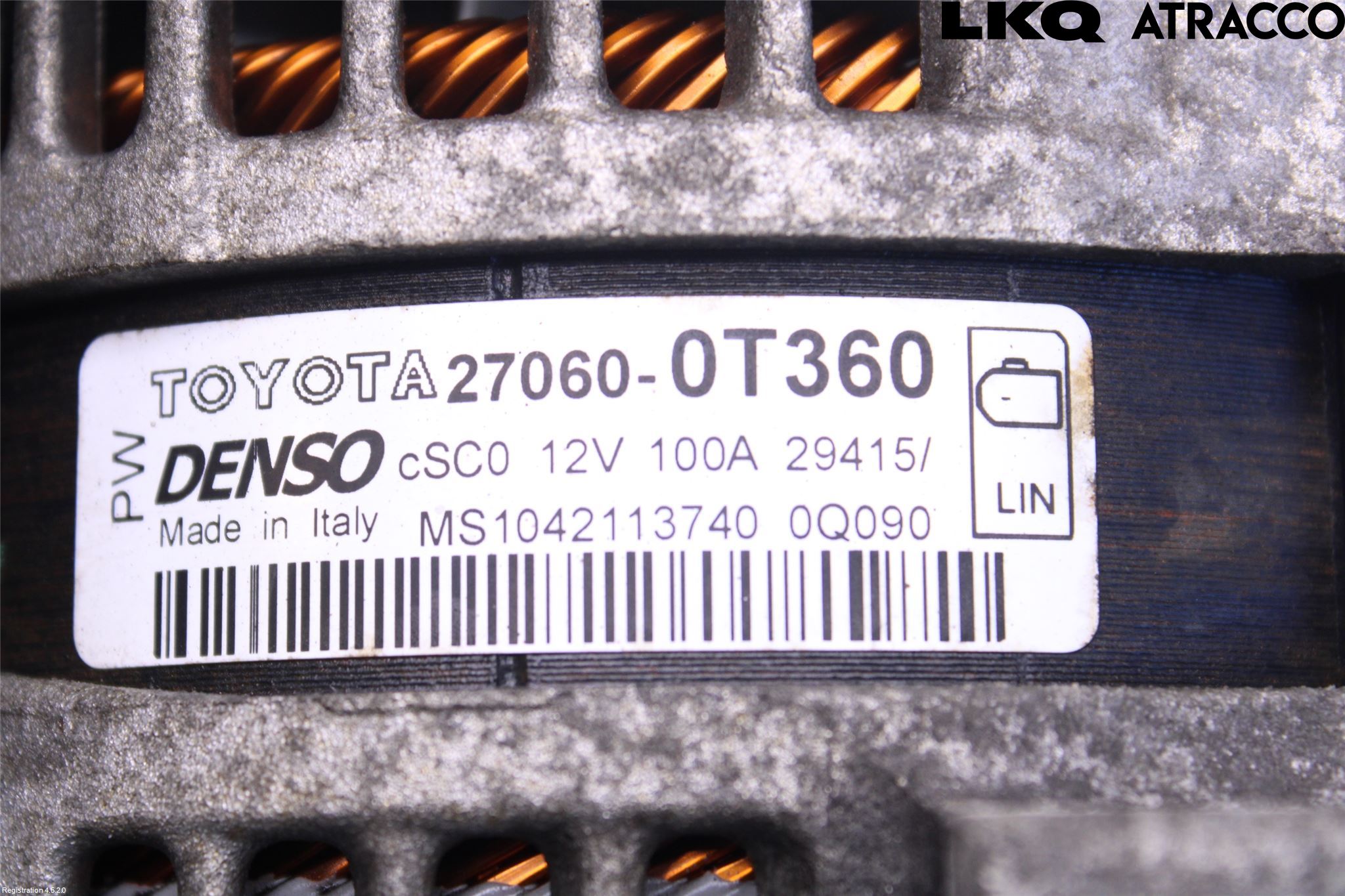Toyota AVENSIS 16-18 Dynamo