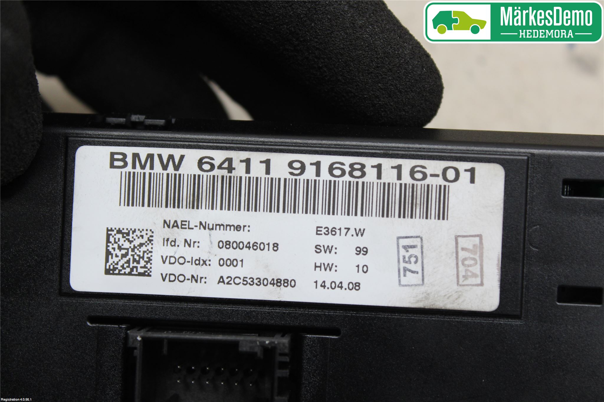 BMW 1 E87/81 5D/3D 03-11 Varme Ac Betjening-Display
