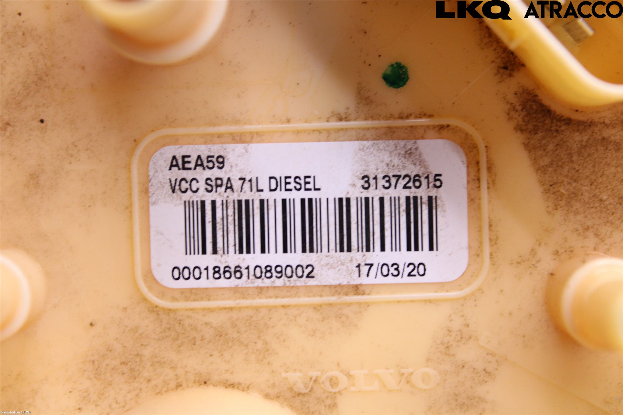 Volvo V60 CROSS COUNTRY 19- Drivstoff Dieselpumpe Hoved
