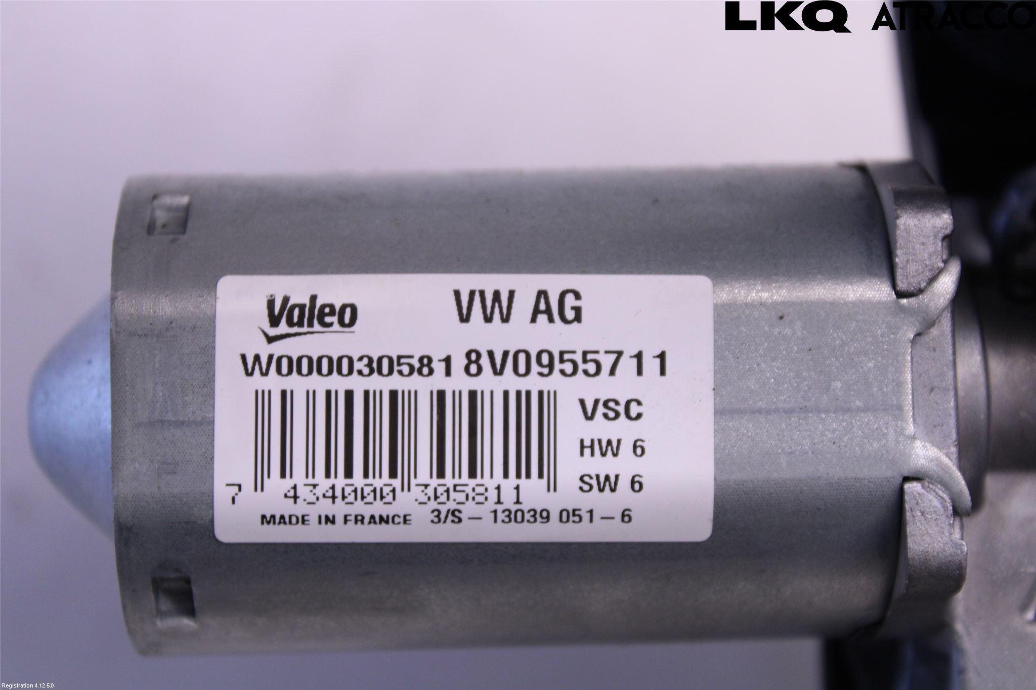 Audi A3/S3 8V 13-20 Viskermotor Bakluke