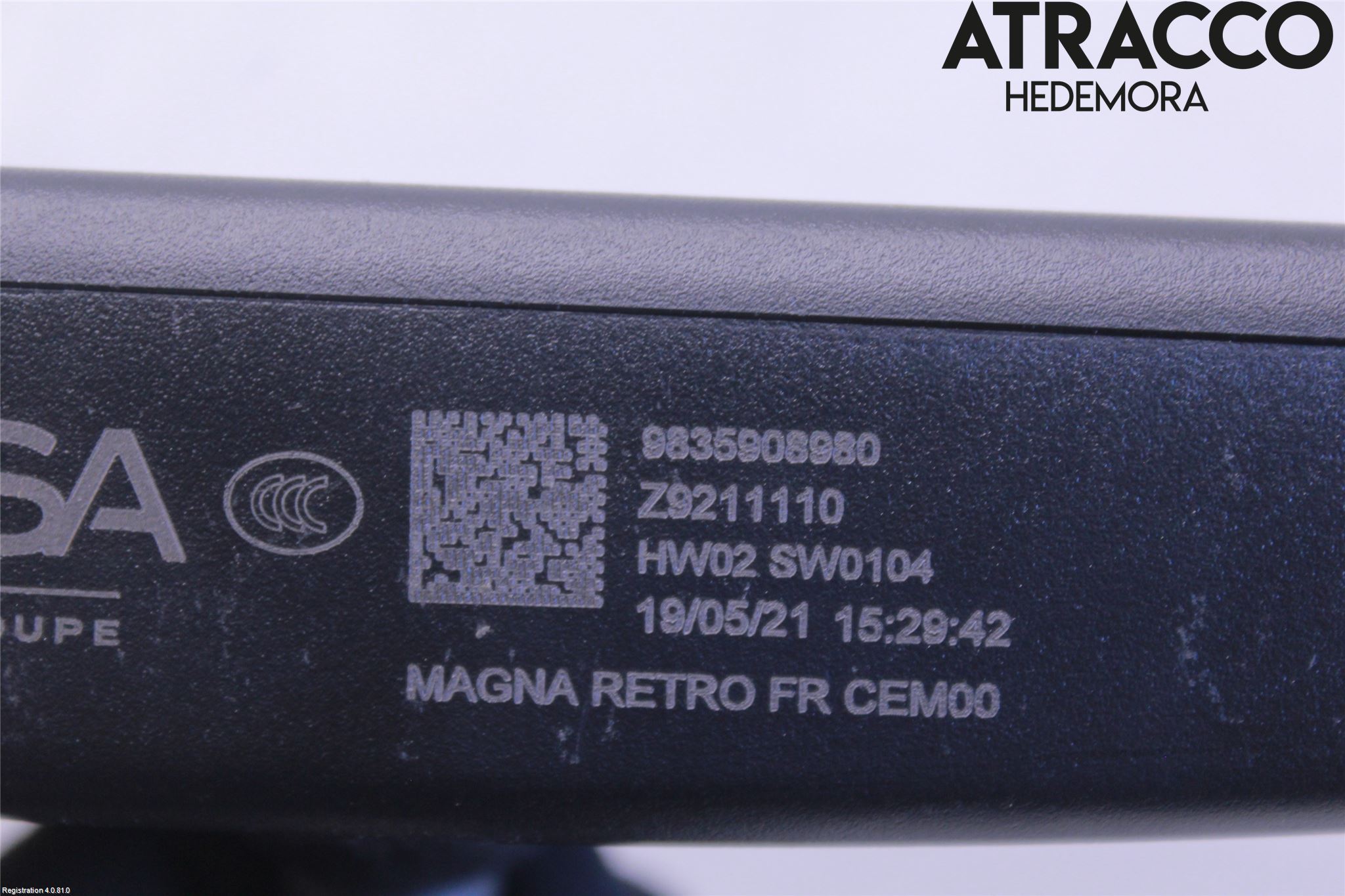 Citroen C4/E-C4 C4X/E-C4X III 21- Speil Innvendig El
