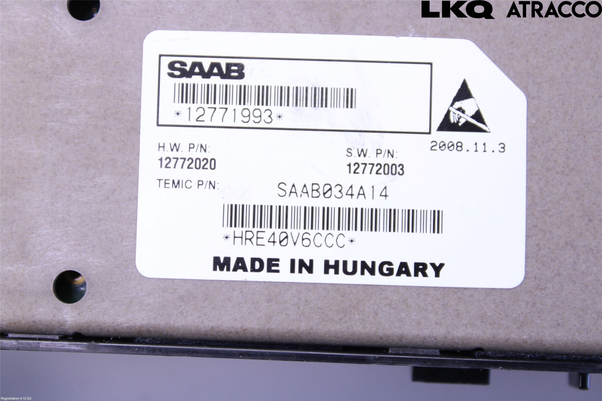 Saab 9-3 VER2/VER3 08-15 Bryter Vindusheis