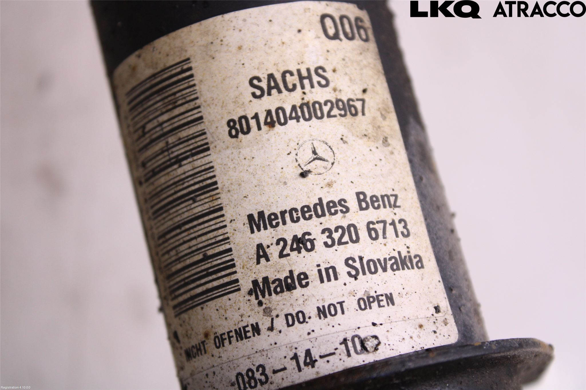 Mercedes-Benz MB B-KLASS (W246/W242) 12-19 Fjærbein Foran Venstre