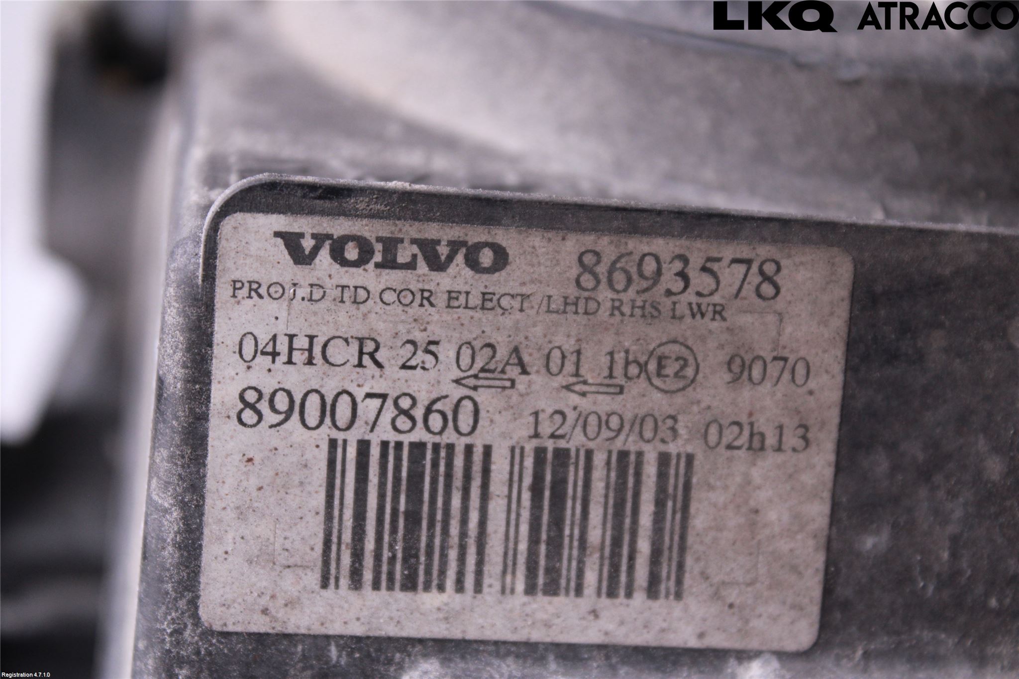 Volvo S60 01-04 Frontlykt Høyre