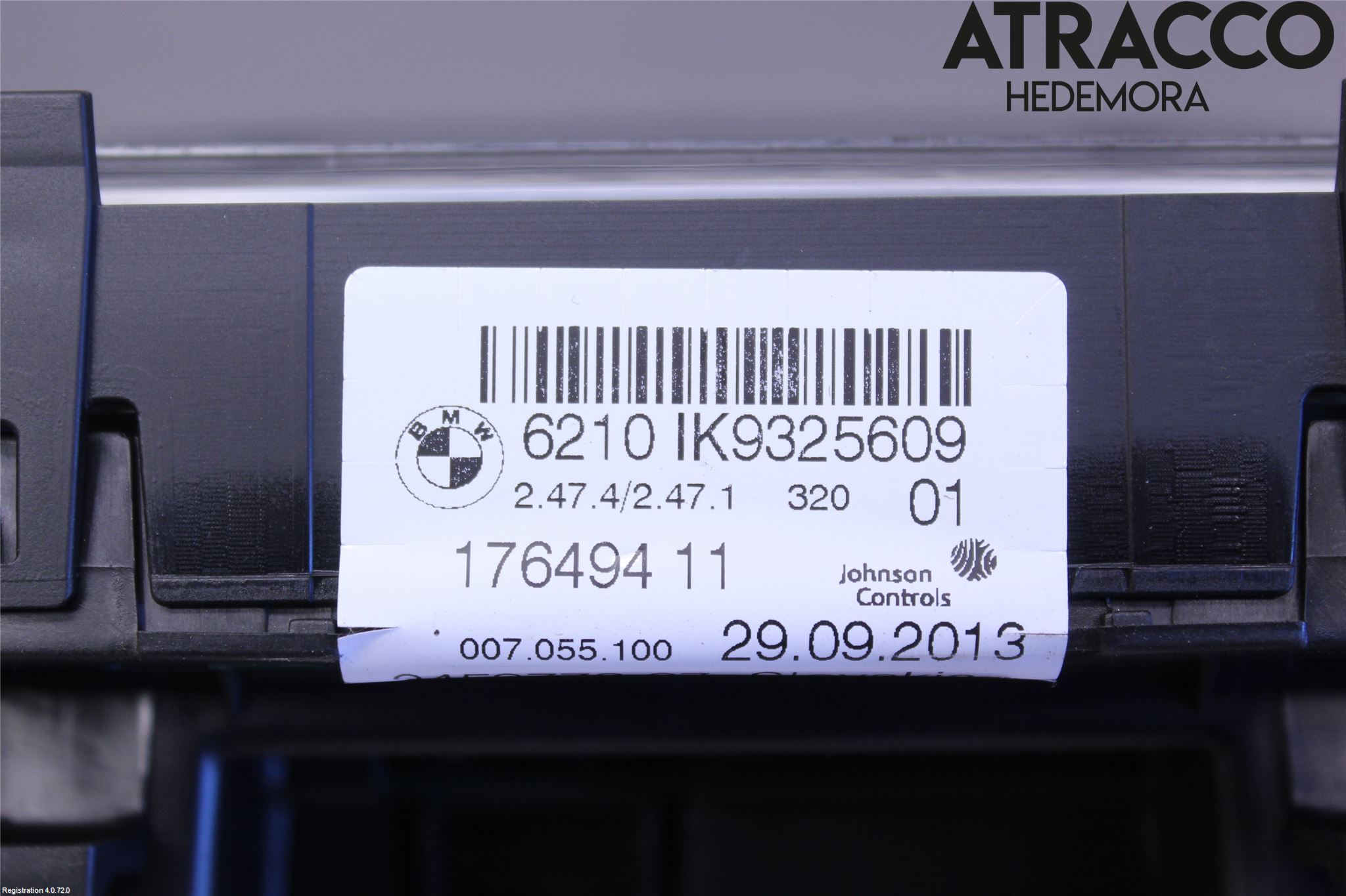 BMW 3 F30/F31/F80 12-19 Instr Kombinert