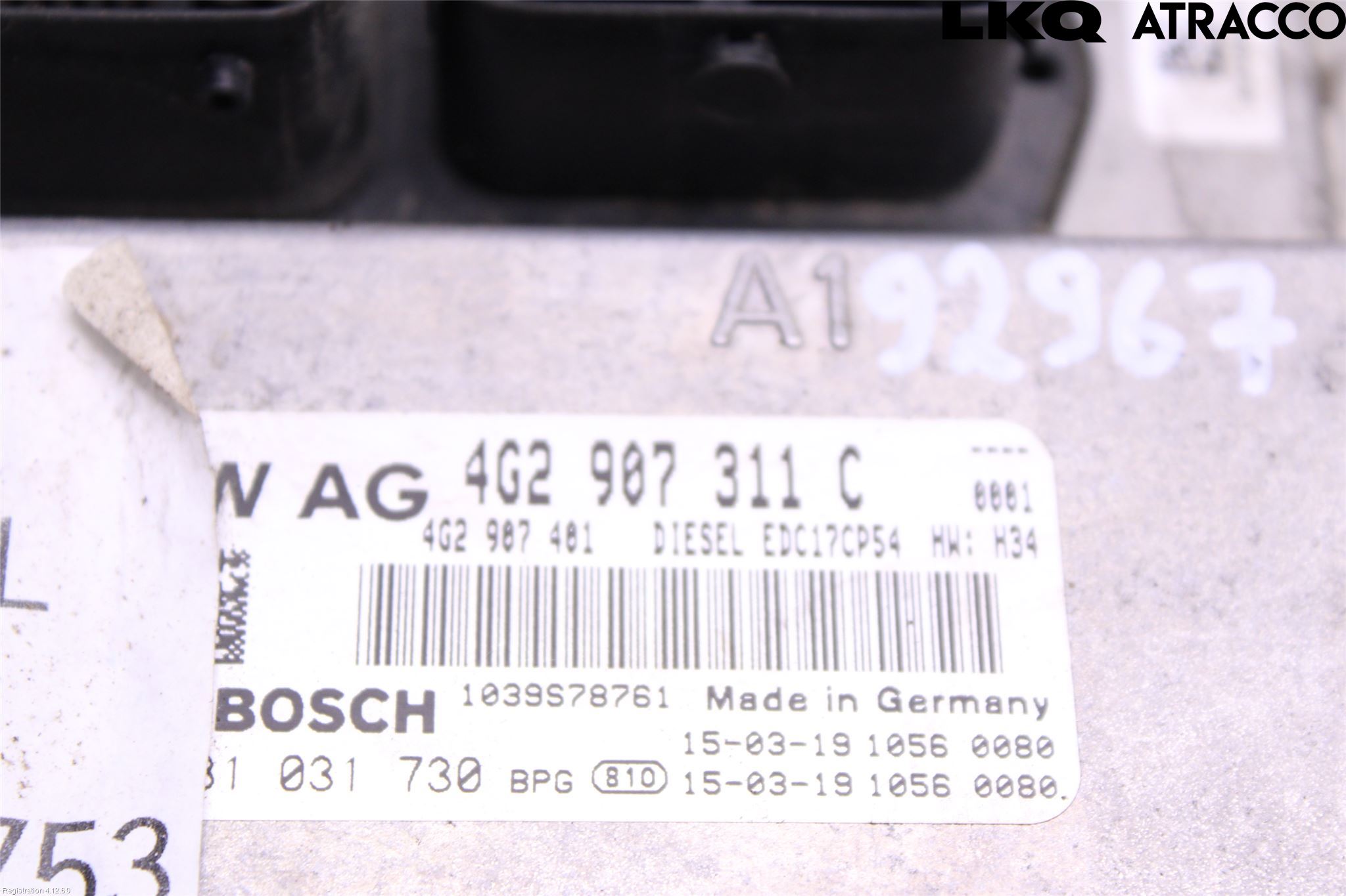 Audi A6 ALLROAD 12-18 Styreenhet Dieselpumpe