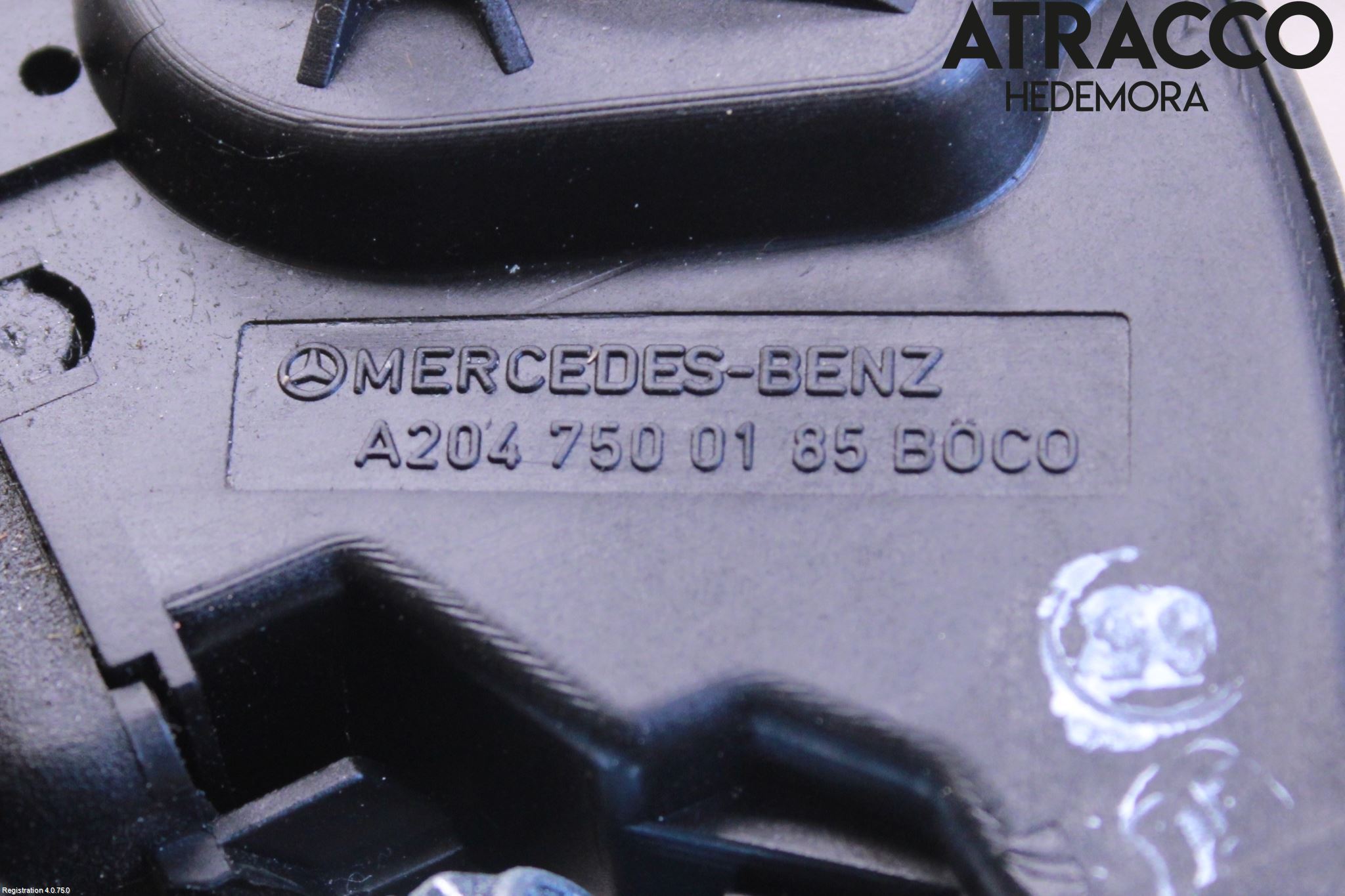 Mercedes-Benz MB E-KLASS (W212) 09-16 Bakluke-Lokk Låsekasse