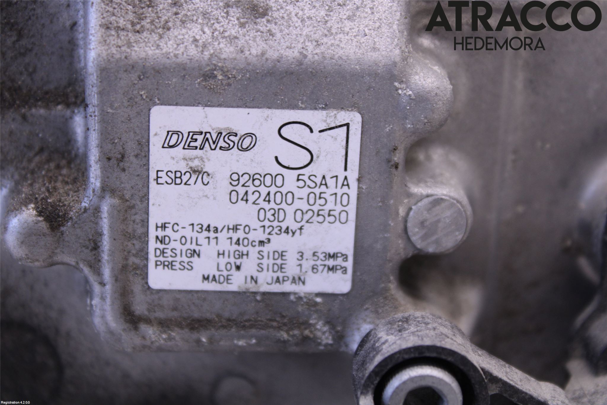 Nissan LEAF 18- Varme Ac Kompressor