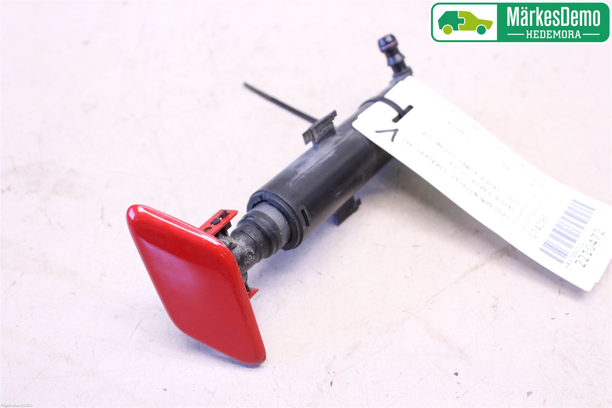 Skoda FABIA 07-14 Spylerdyse Frontlykter