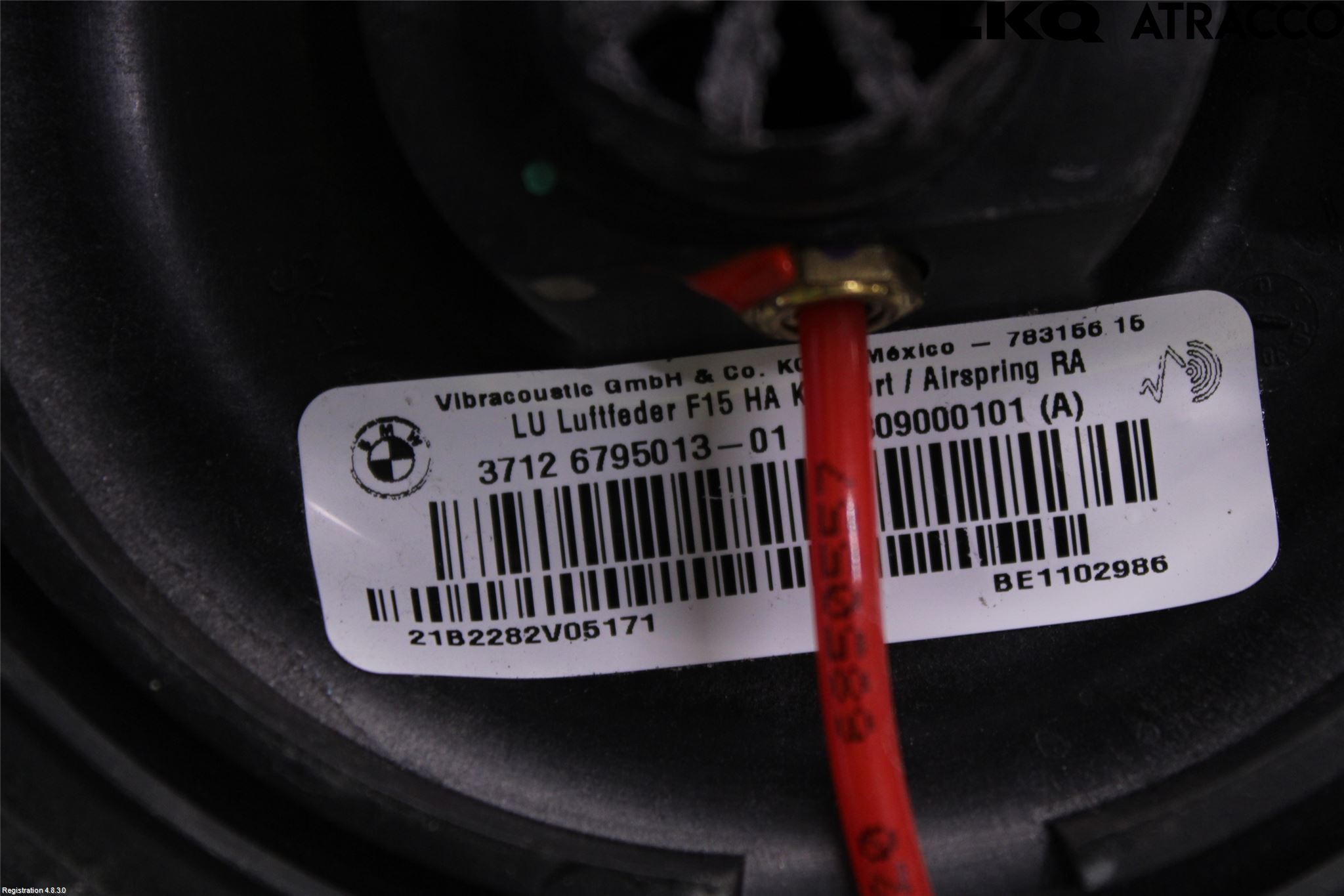 BMW X5 F15 13-18 Nivåreg Belg - Luftpute