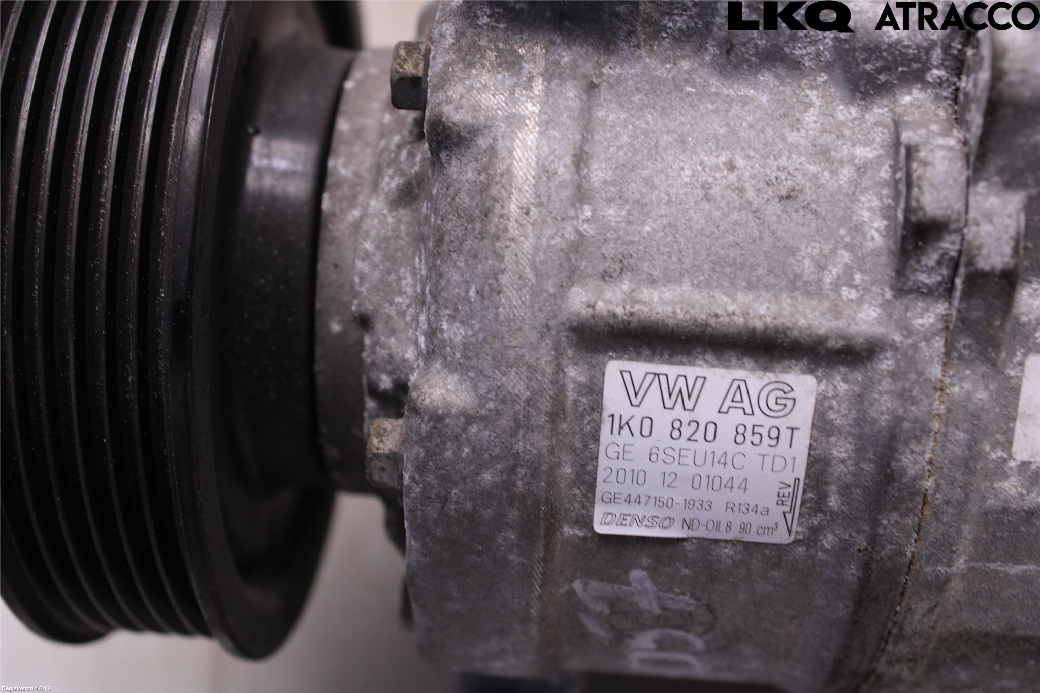 Volkswagen VW GOLF VI 09-13 Varme Ac Kompressor