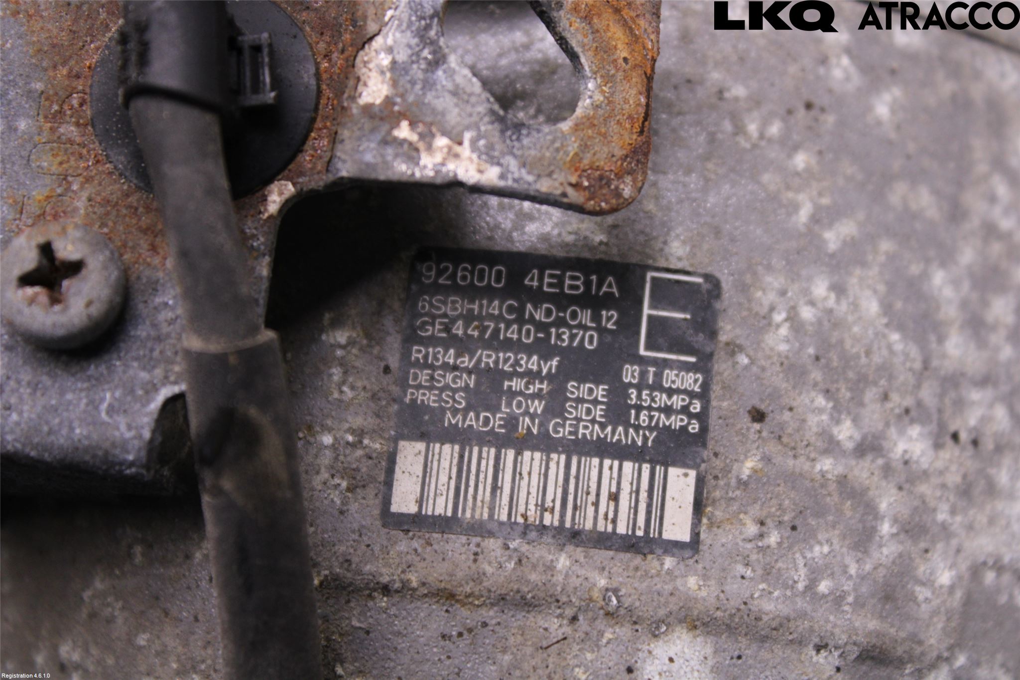 Nissan QASHQAI 14-17 Varme Ac Kompressor