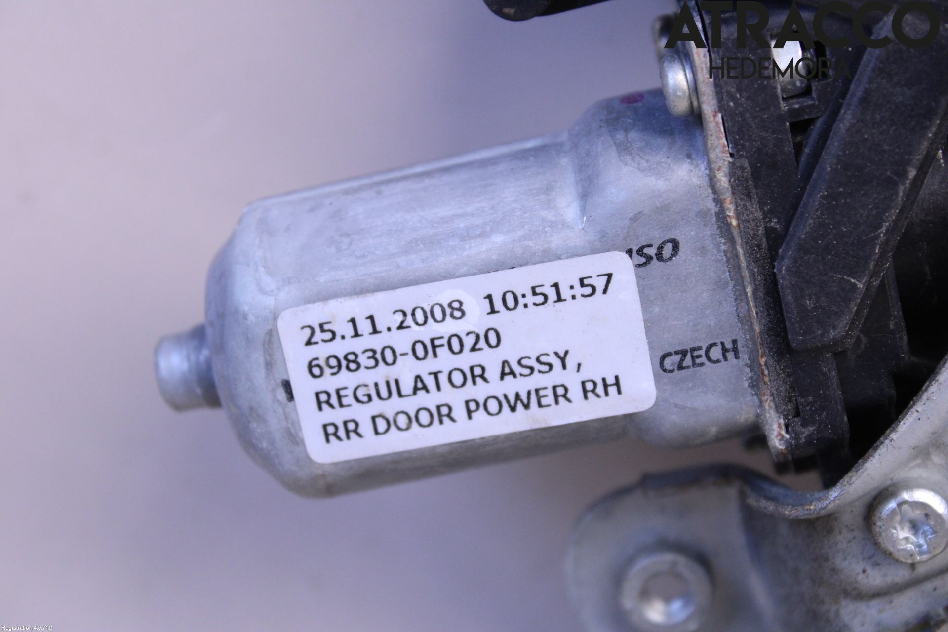 Toyota COROLLA VERSO 08-09 Vindusheis El Komp