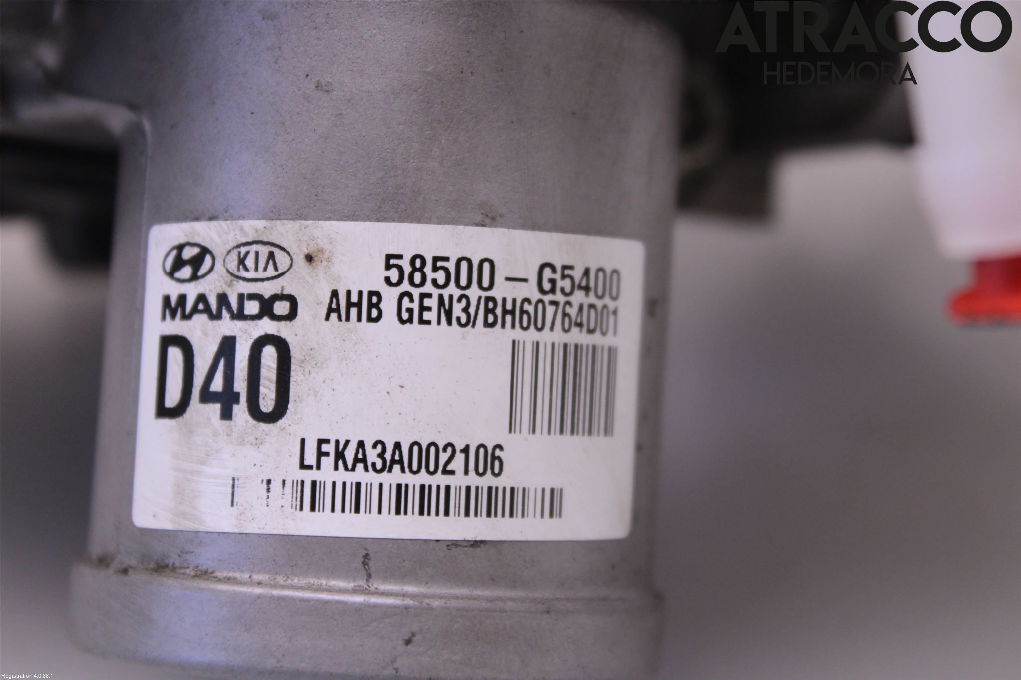 Kia NIRO (DE) 17-22 Brems Hovedsylinder