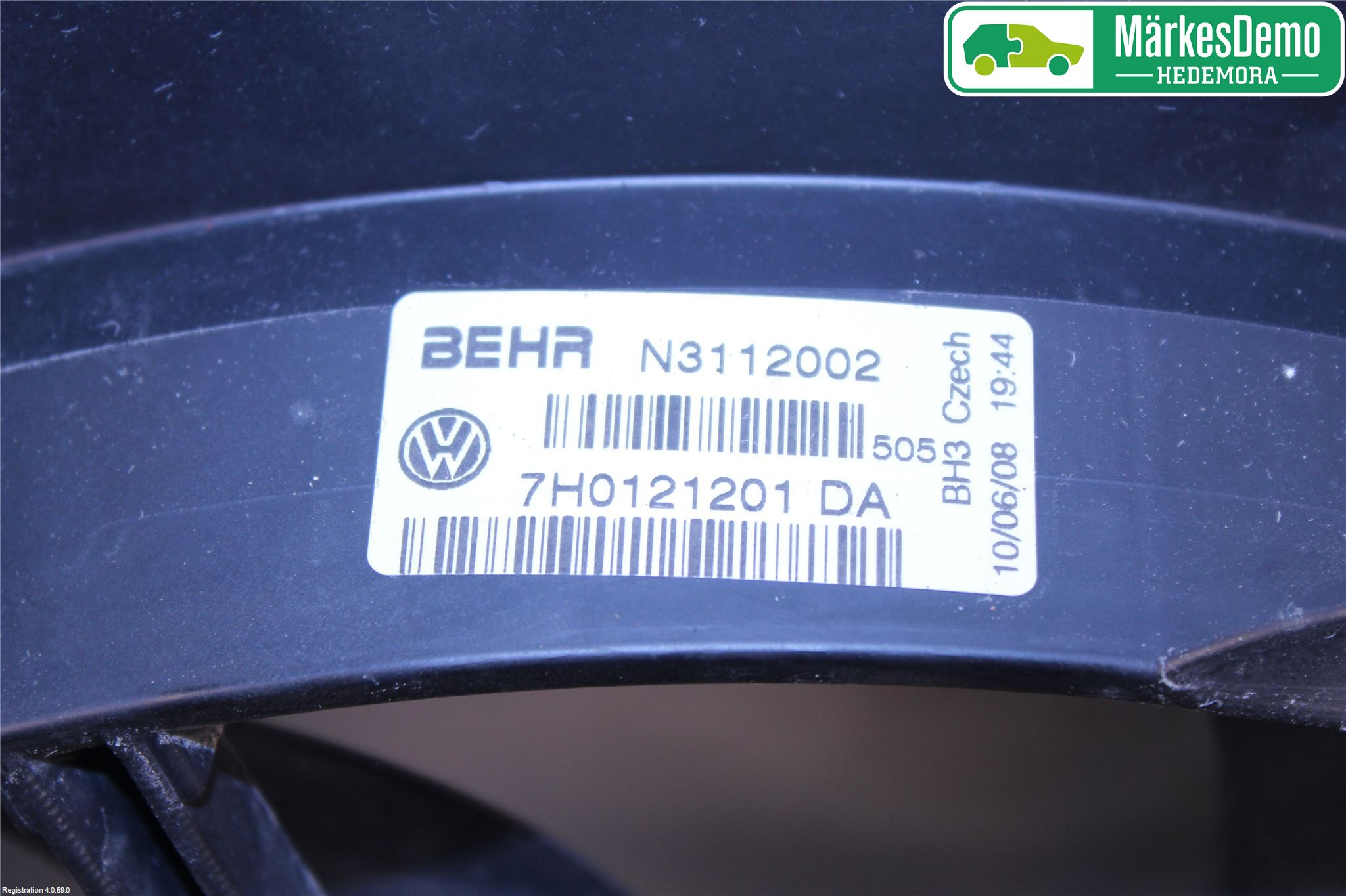 Volkswagen VW TRANSP/CARAVELLE (T5) 04-15 Kjølevifte Elektrisk