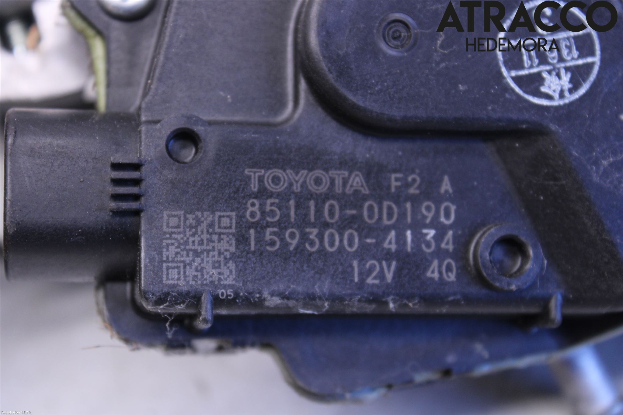 Toyota YARIS XP130 12-14 Viskeroverføring Frontrute