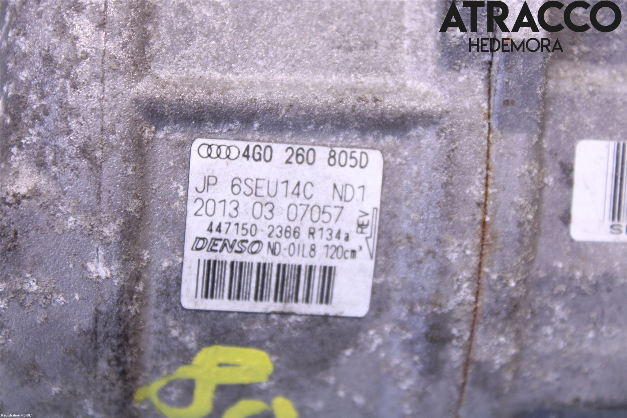 Audi A6/S6 4G 11-18 Varme Ac Kompressor