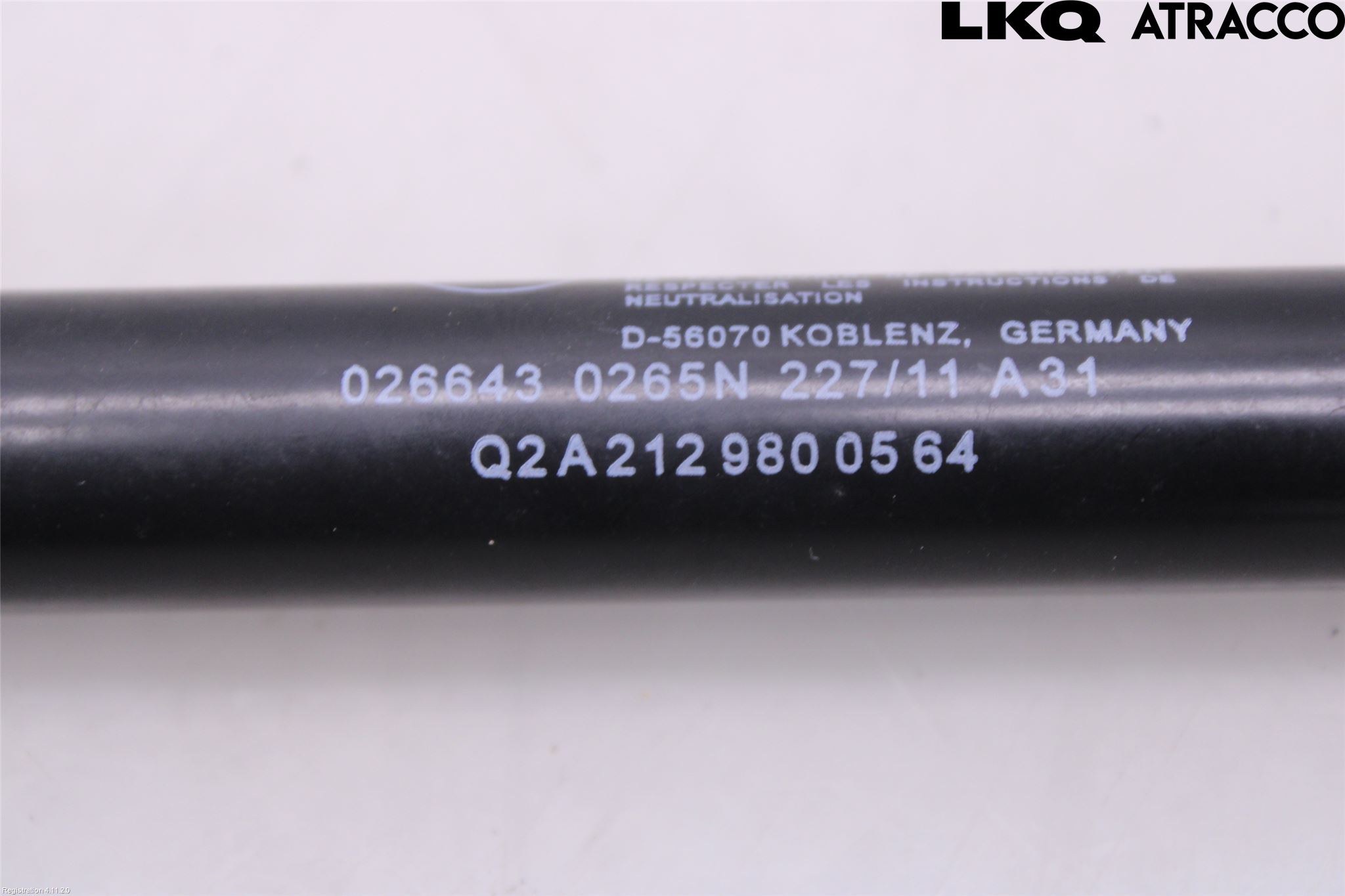 Mercedes-Benz MB C-KLASS (W204) 07-15 Panser Demper-Gassfjær