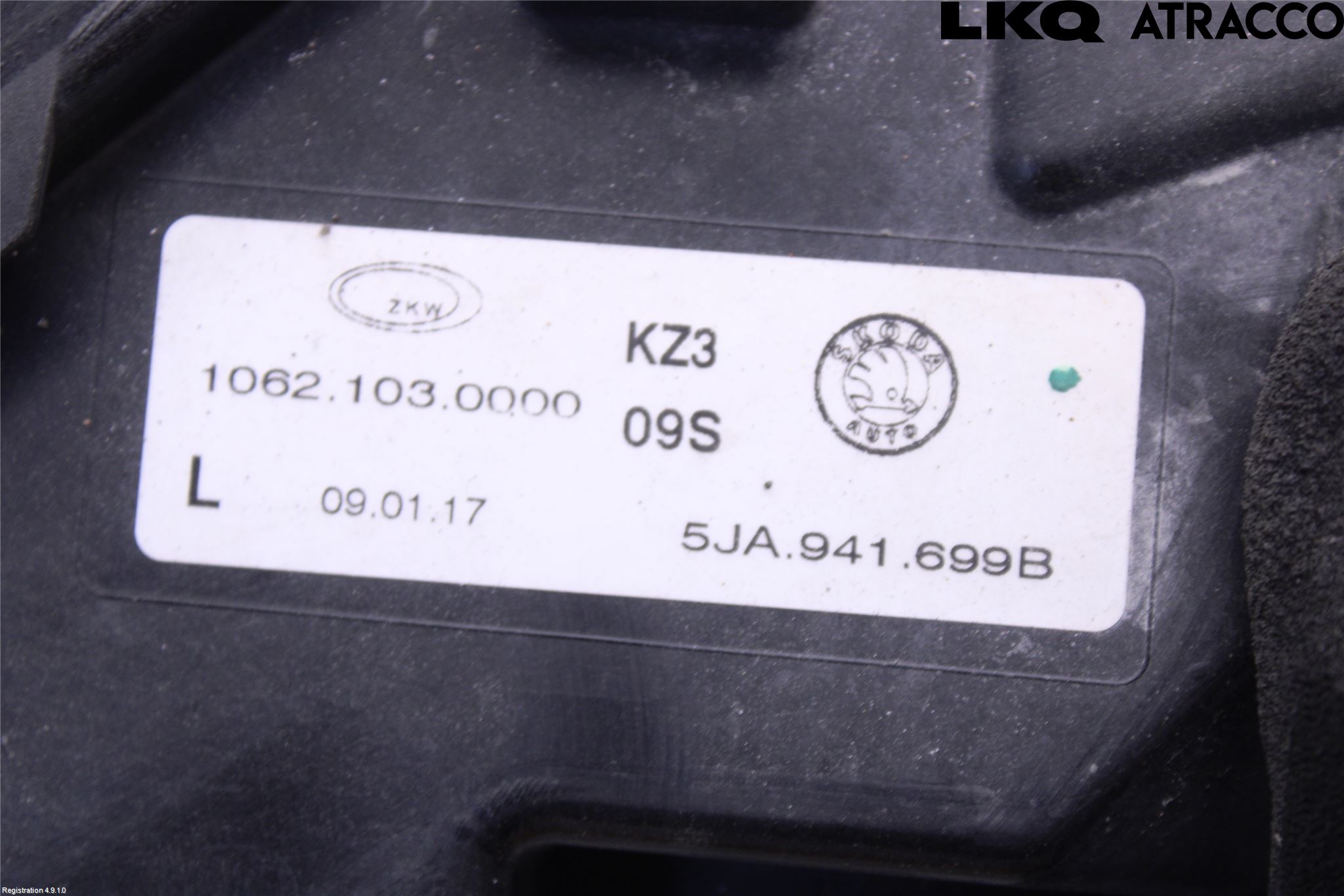 Skoda RAPID Frontlykt-Kurve-Tåkelys