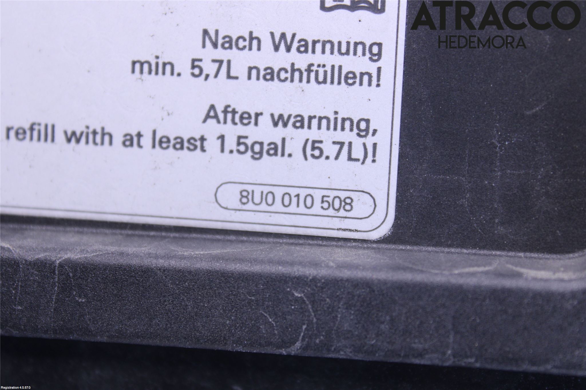 Audi Q3 8U 12-18 Drivstoff Tankluke