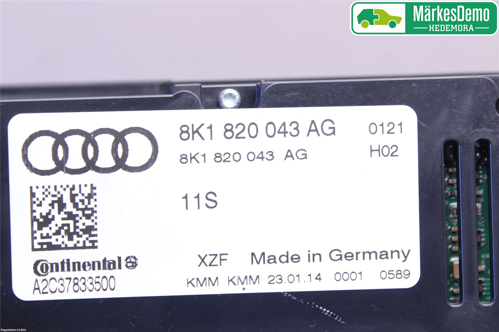 Audi A5 07-16 Varme Ac Betjening-Display