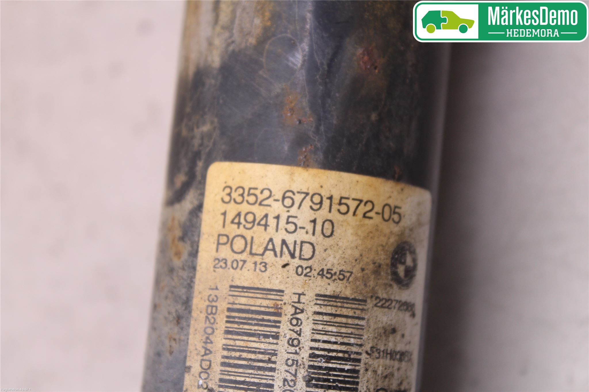 BMW 3 F30/F31/F80 12-19 Støtdemper Bak