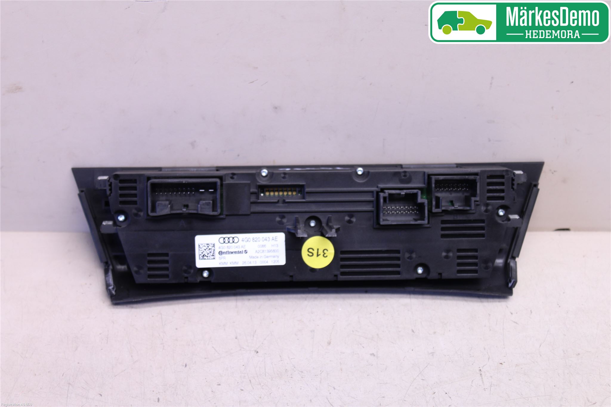 Audi A7/S7 4G 11-17 Varme Ac Betjening-Display