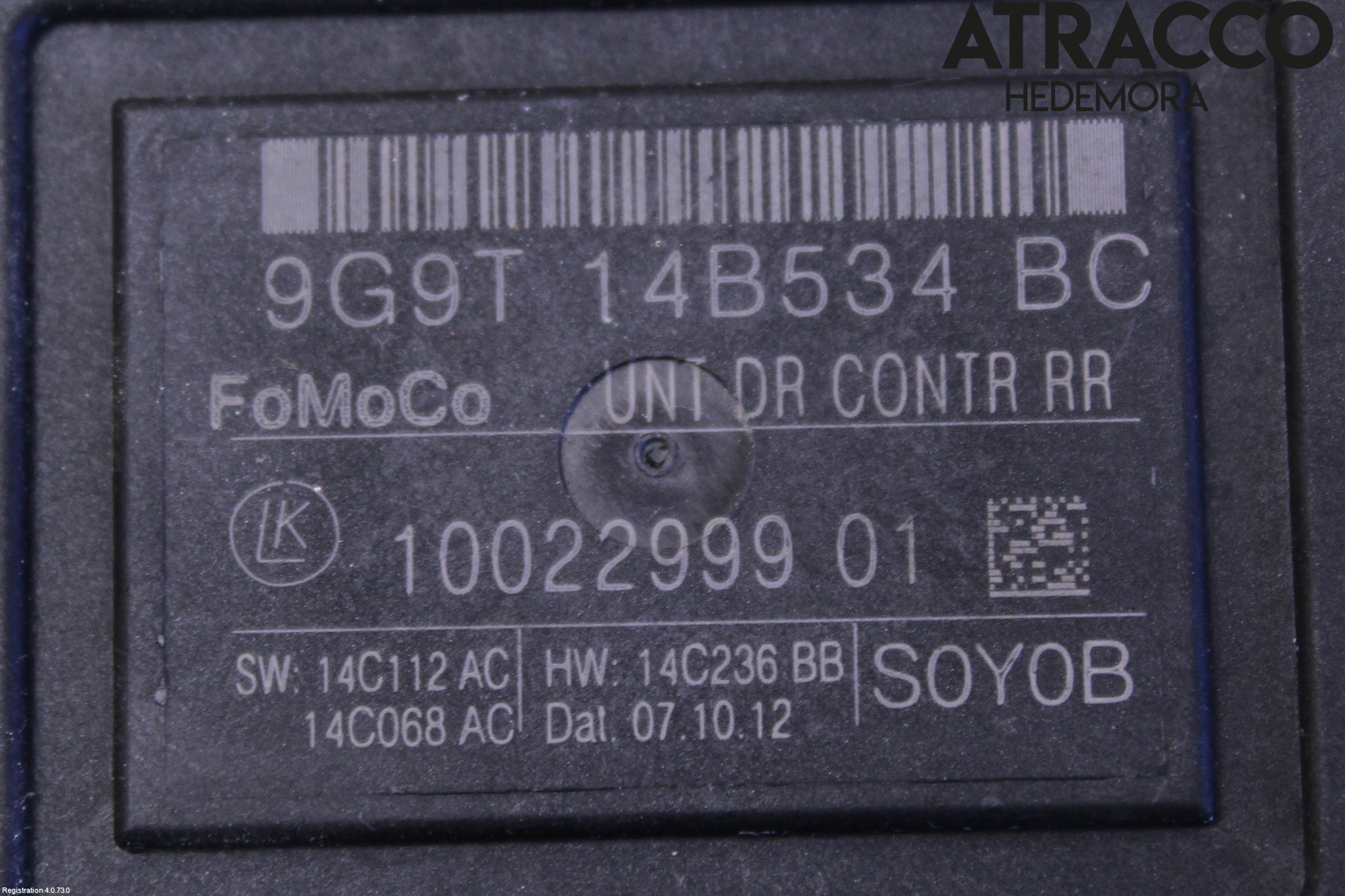 Volvo V70 08-13 Styreenhet Dør