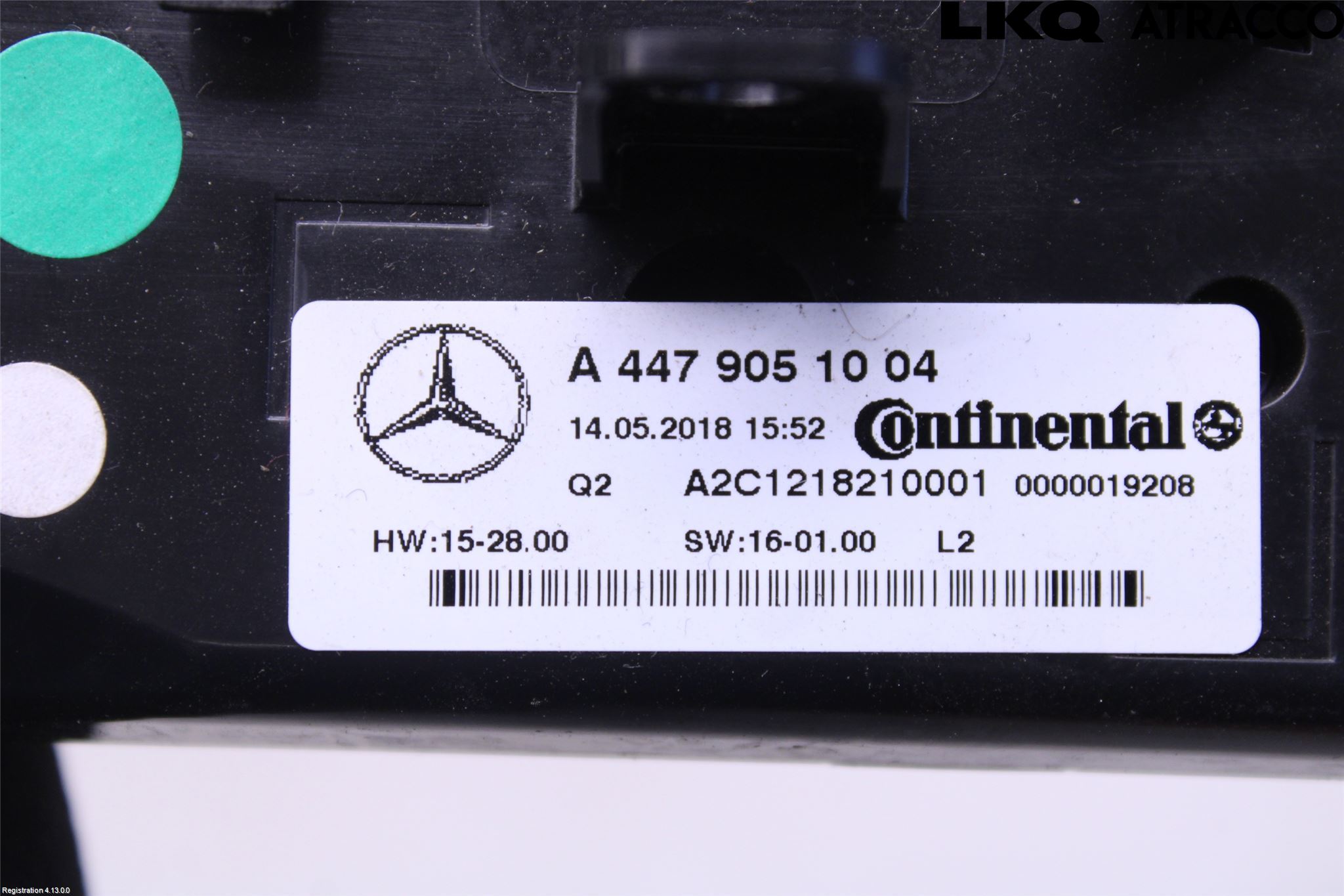 Mercedes-Benz MB VITO/V-KLASS (W640,W447,W448) 14- Varme Ac Betjening-Display