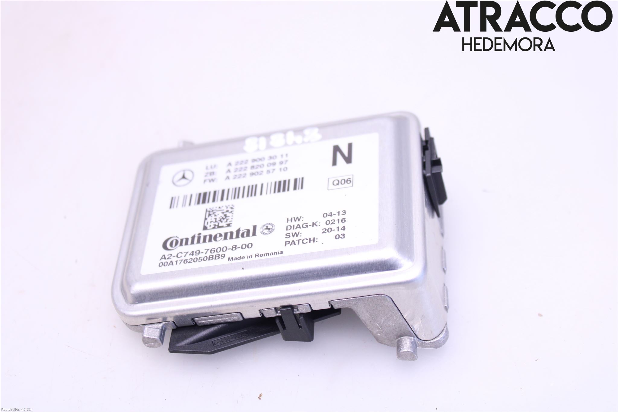 Mercedes-Benz MB C-KLASS (W205) 14-21 Sensor Kollisjonsbeskyttelse