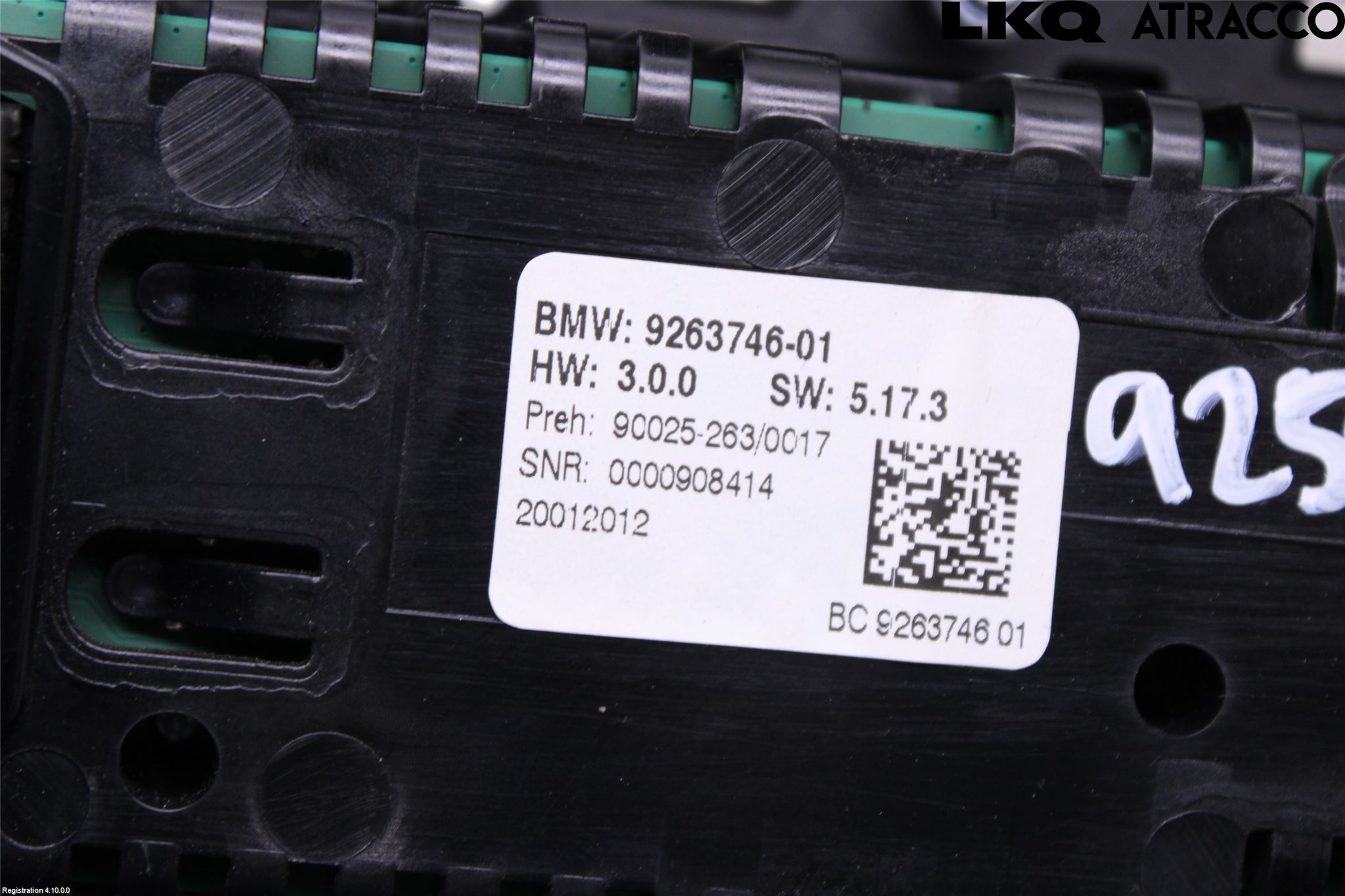 BMW 5 F10/F11/F18 09-17 Varme Ac Betjening-Display