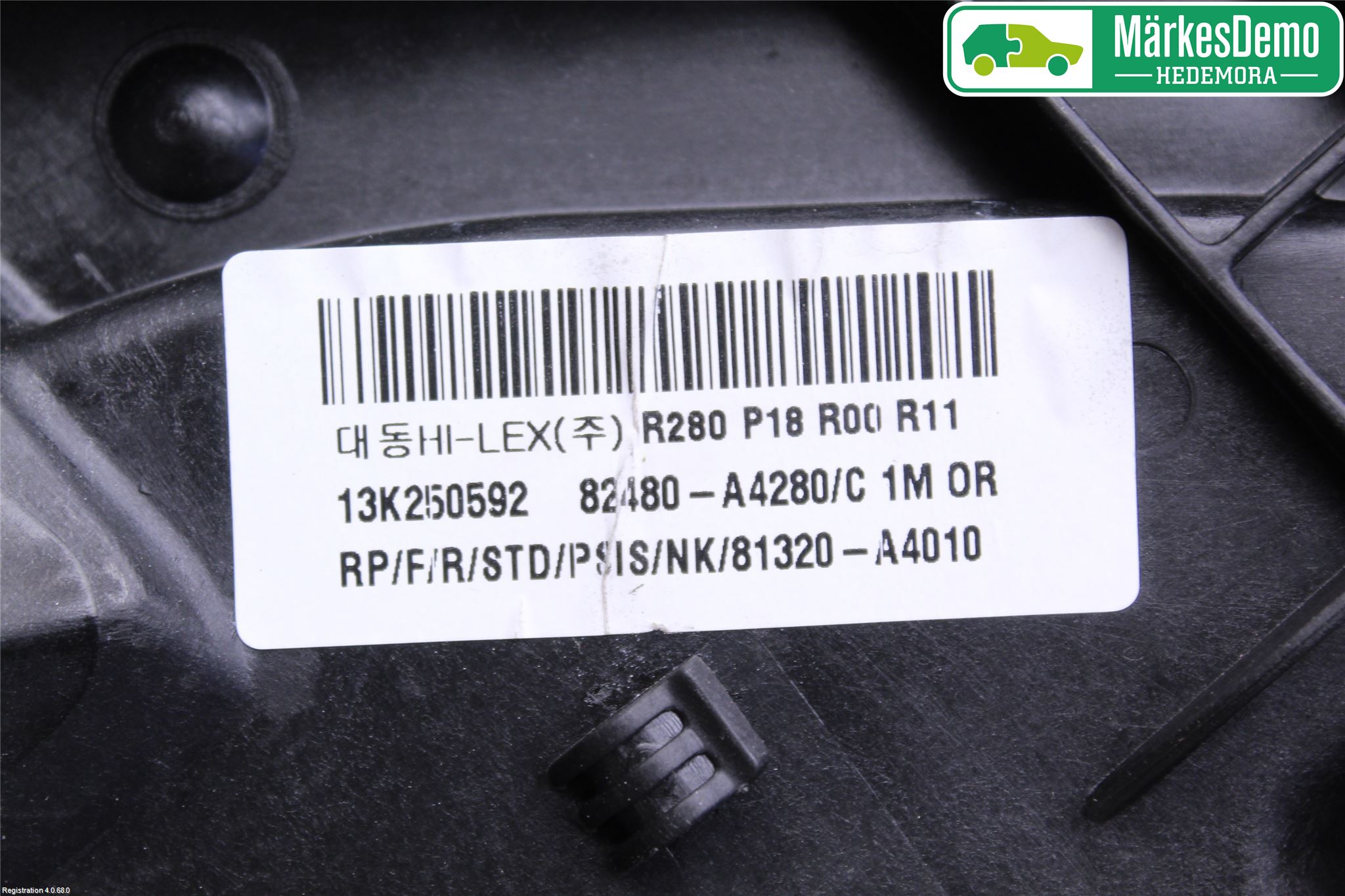Kia CARENS III 13-19 Vindusheis El Komp