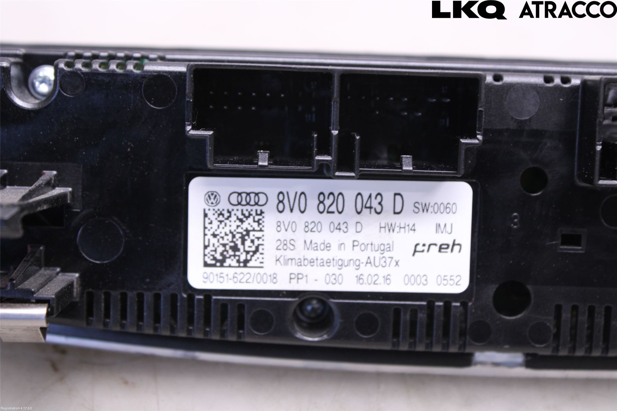 Audi A3/S3 8V 13-20 Varme Ac Betjening-Display