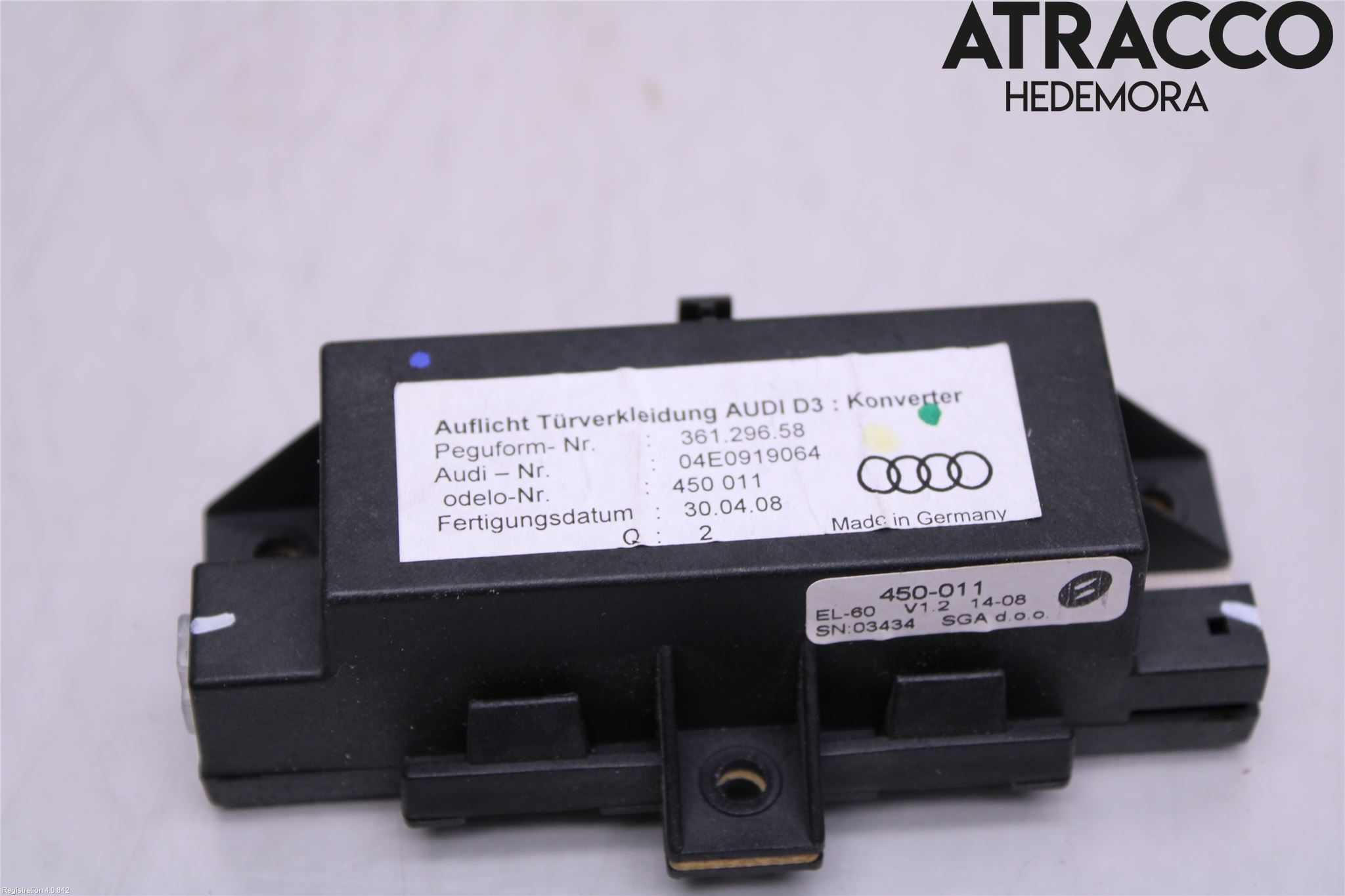 Audi A8/S8 4E  02-09 Bryter Øvrig