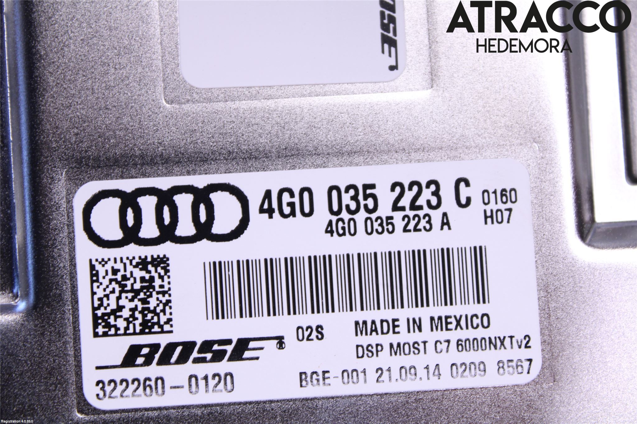 Audi A6/S6 4G 11-18 Stereo Forsterker