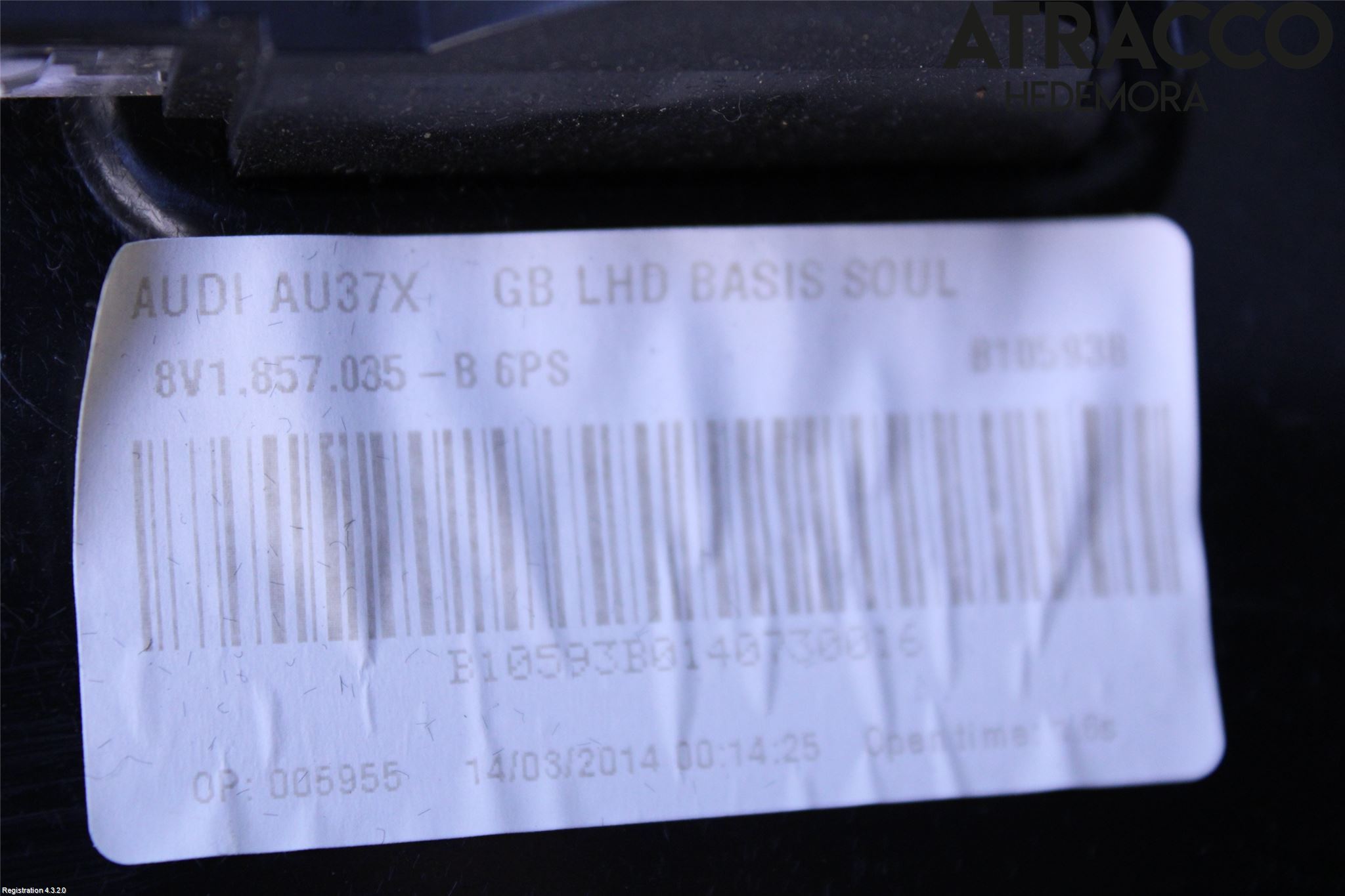 Audi A3/S3 8V 13-20 Innr Hanskerom