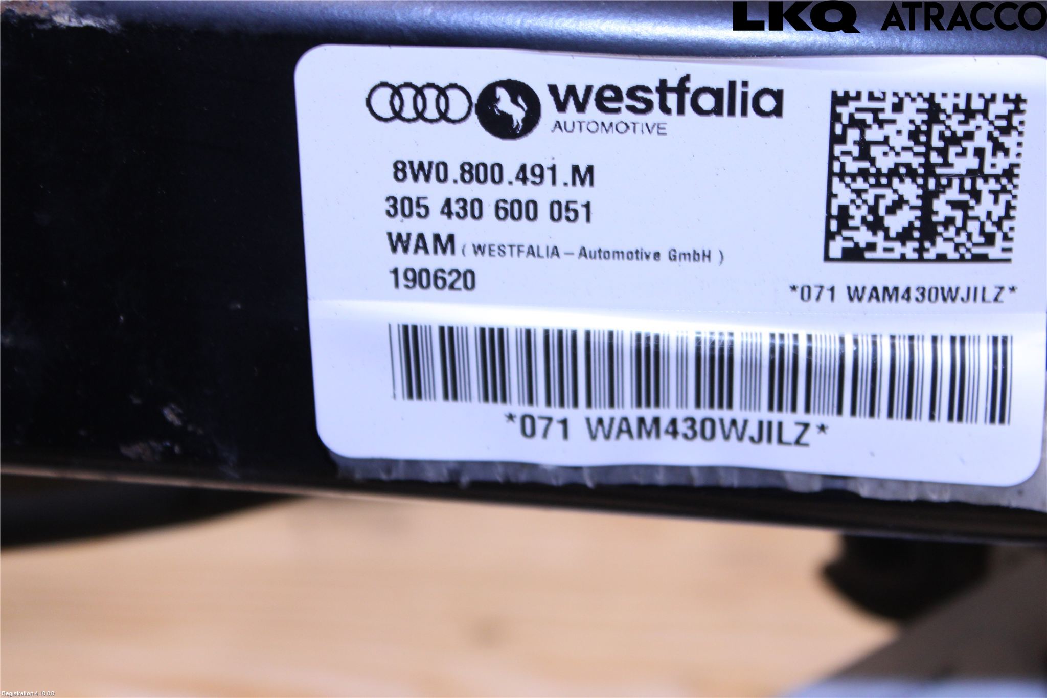 Audi A4/S4 B9 20- Tilhengerfeste