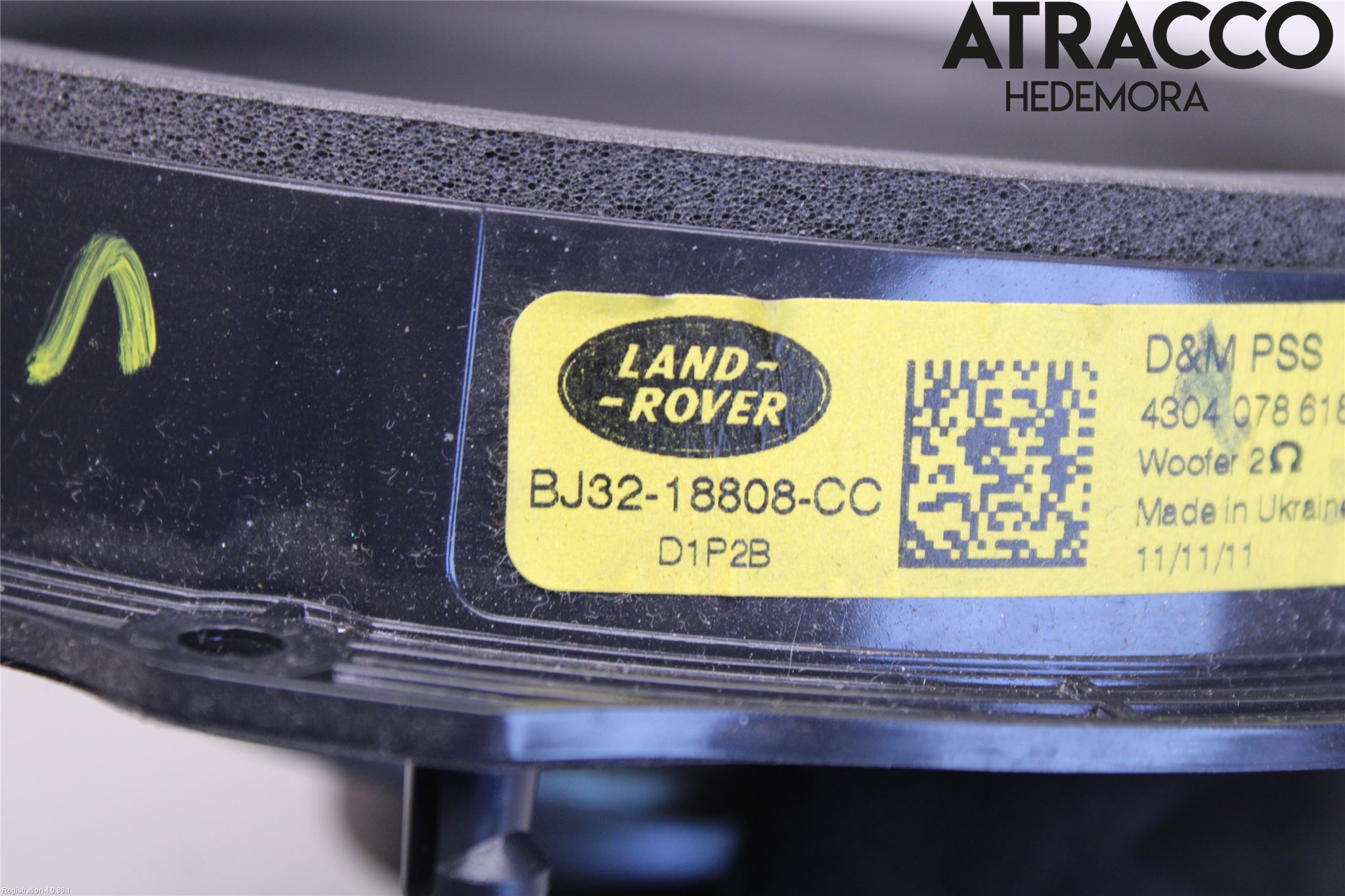 Landrover LAND ROVER RANGE ROVER EVOQUE (L538) 11-18 Innr Høyttaler