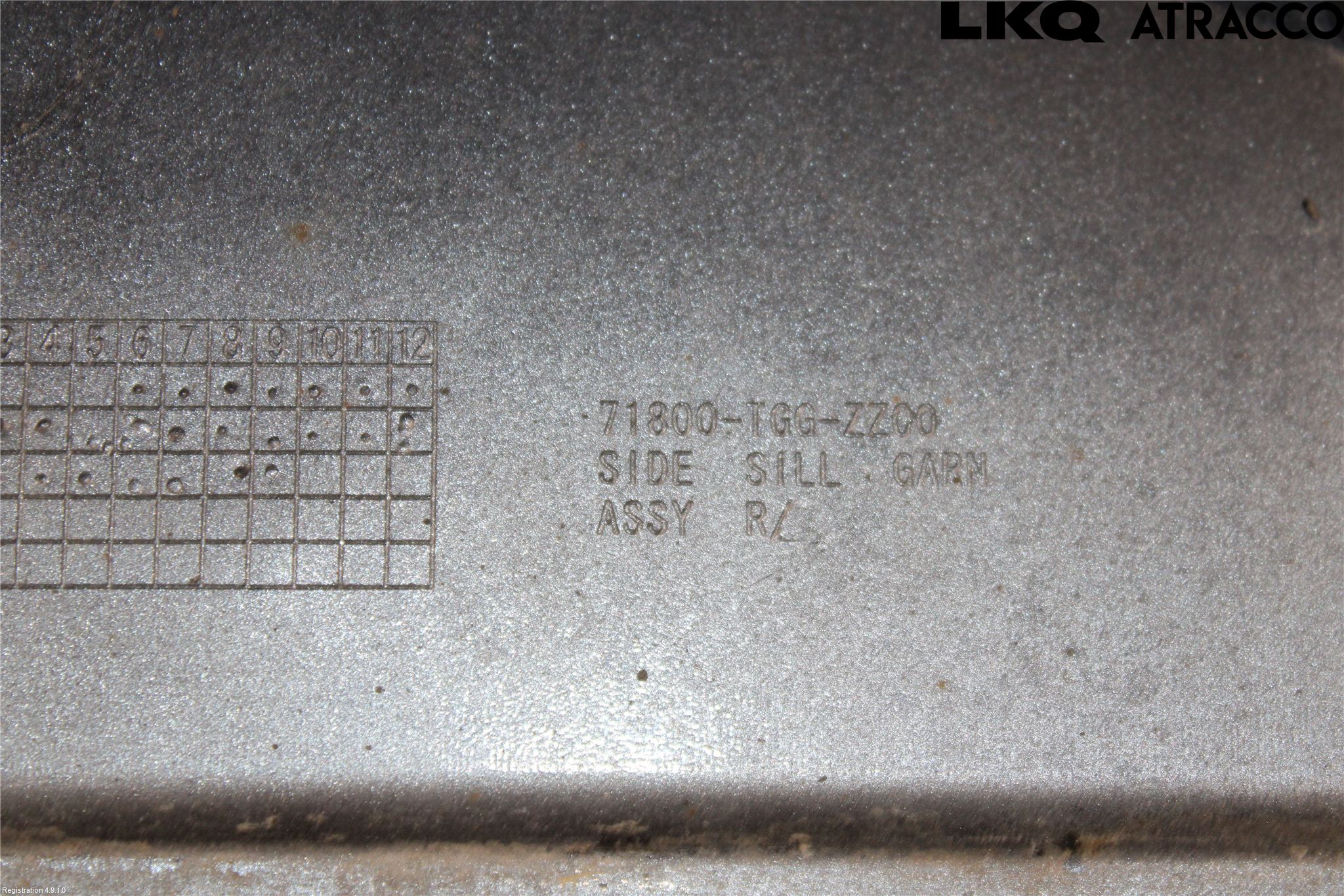 Honda CIVIC 17-22 Kanalskjørt Høyre