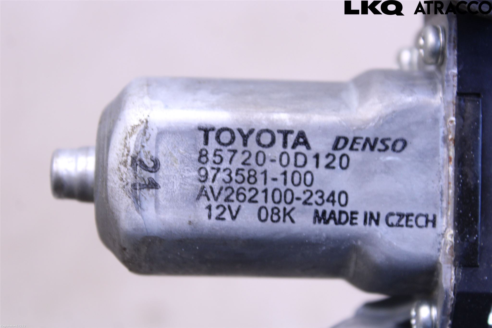 Toyota AURIS 07-09 Vindusheis El Komp