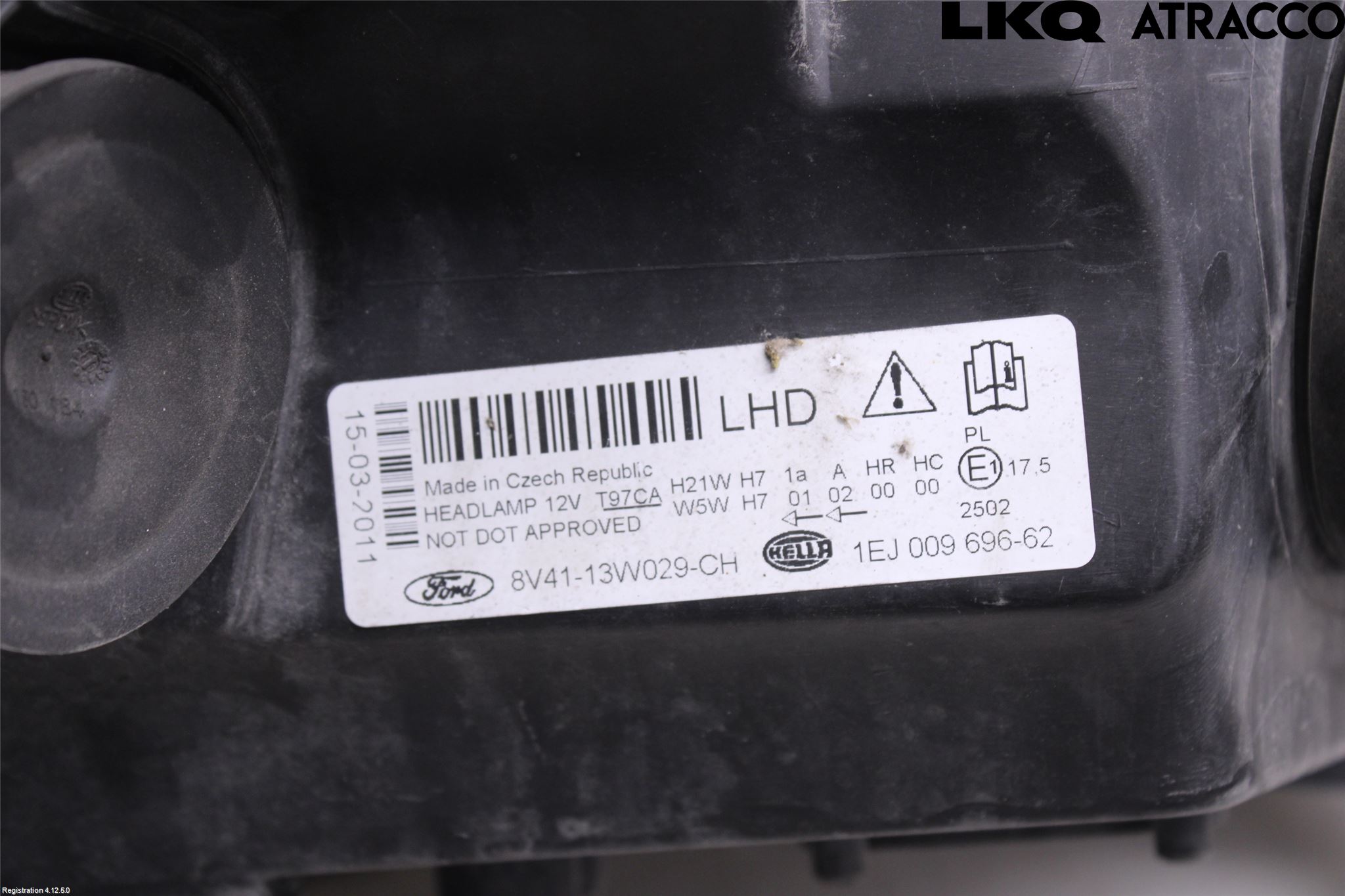 Ford KUGA 08-12 Frontlykt Høyre