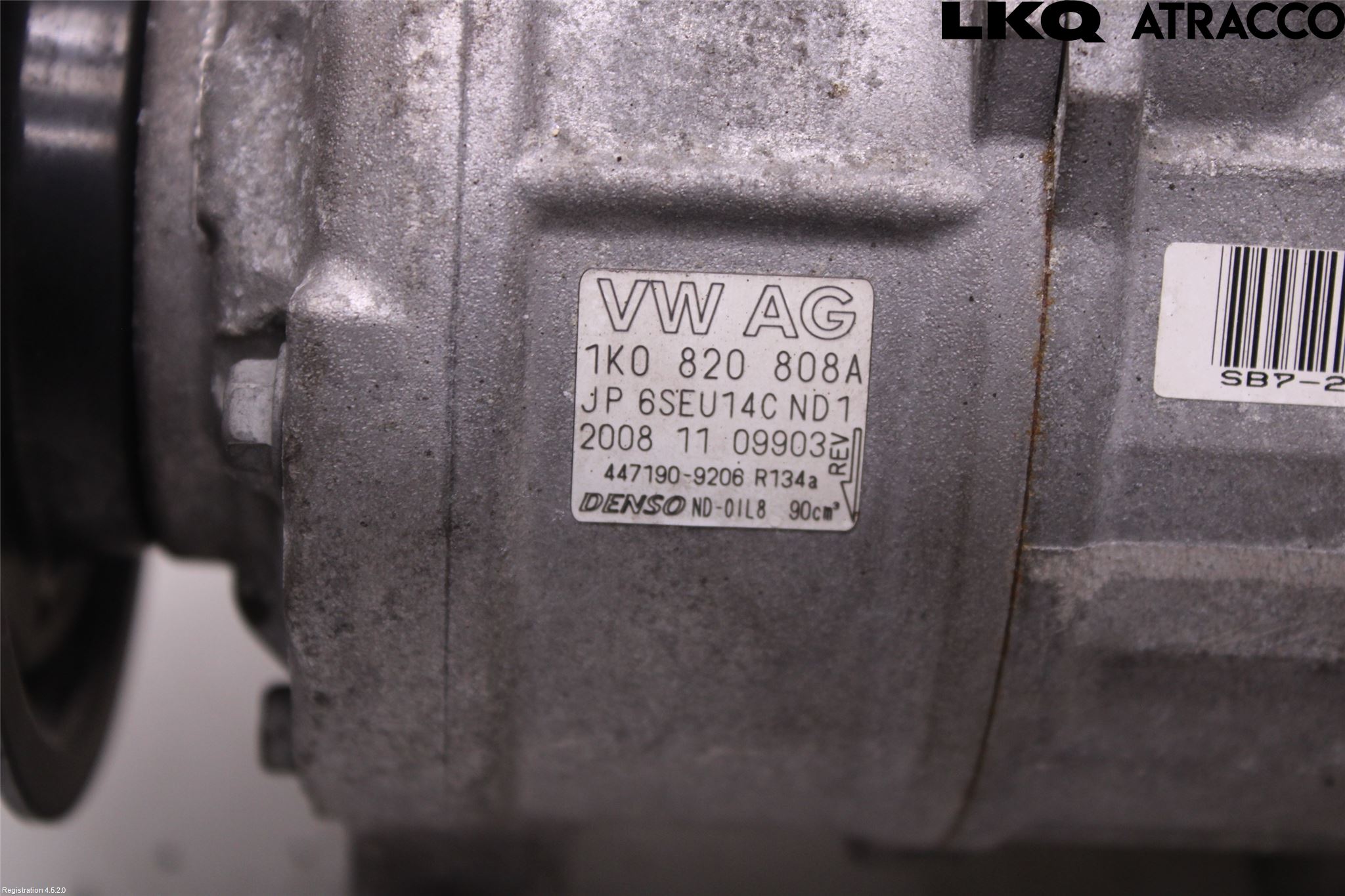 Audi A3/S3 05-13 Varme Ac Kompressor