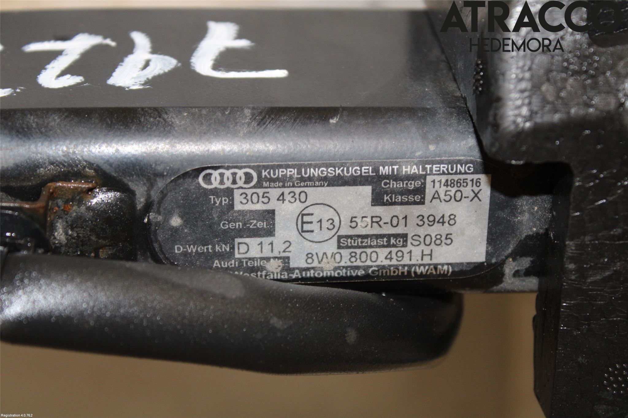 Audi A4/S4 B9 16-19 Tilhengerfeste