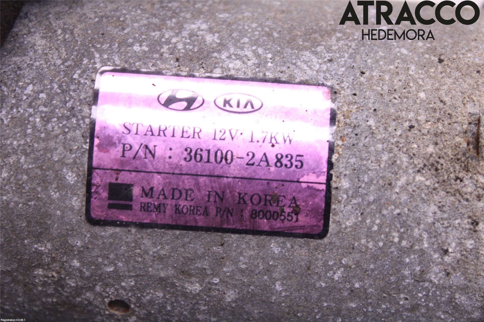 Kia OPTIMA 00-15 Startmotor Diesel