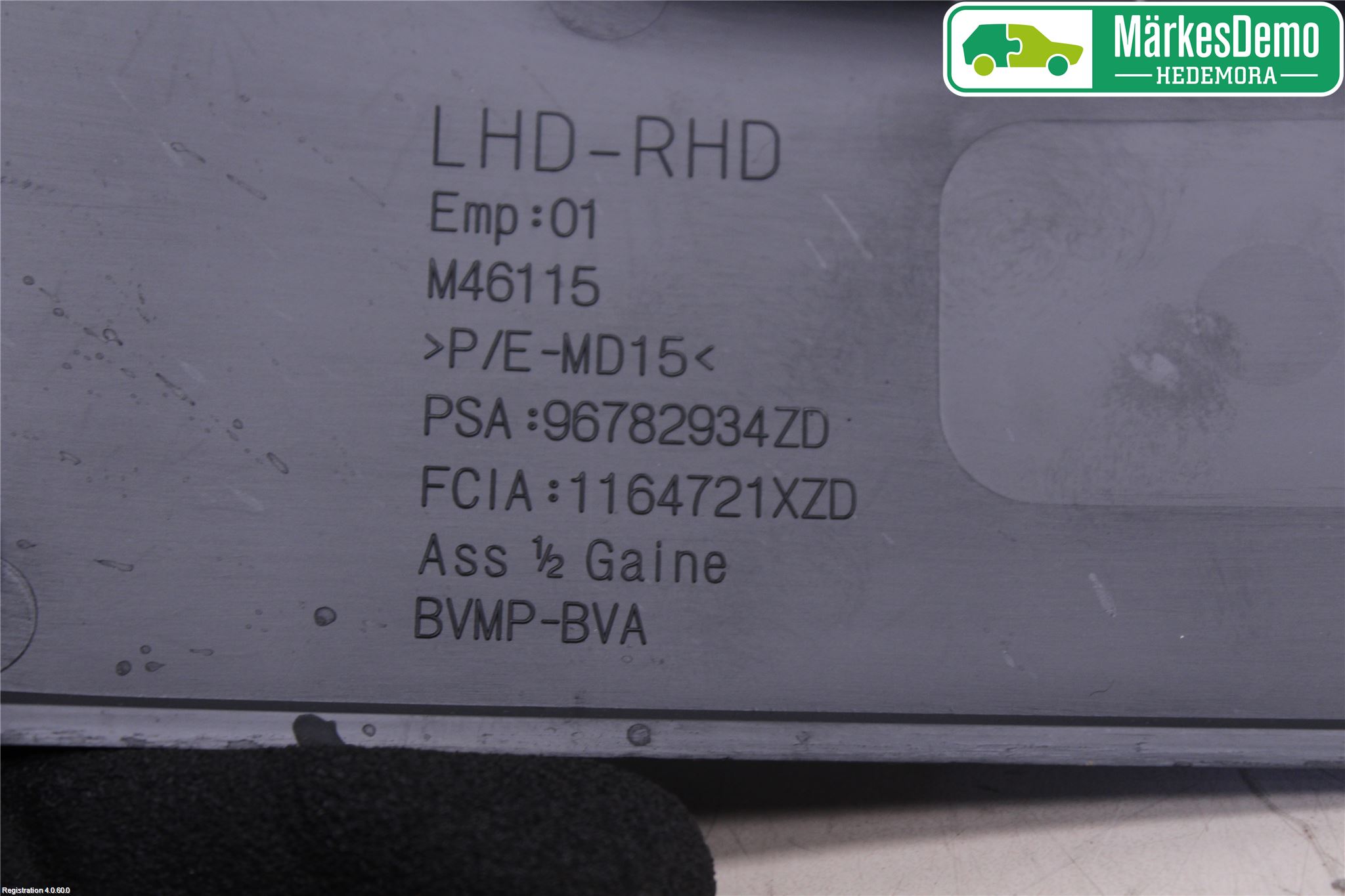 Citroen C4 GRAND PICASSO 14-18 Rattdeksel - Deksler