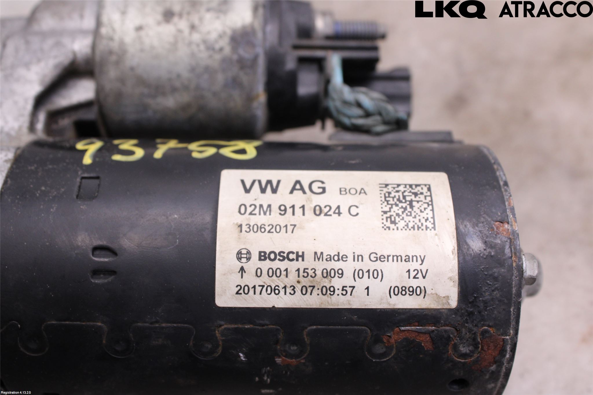 Volkswagen VW CADDY 16-20 Startmotor Diesel