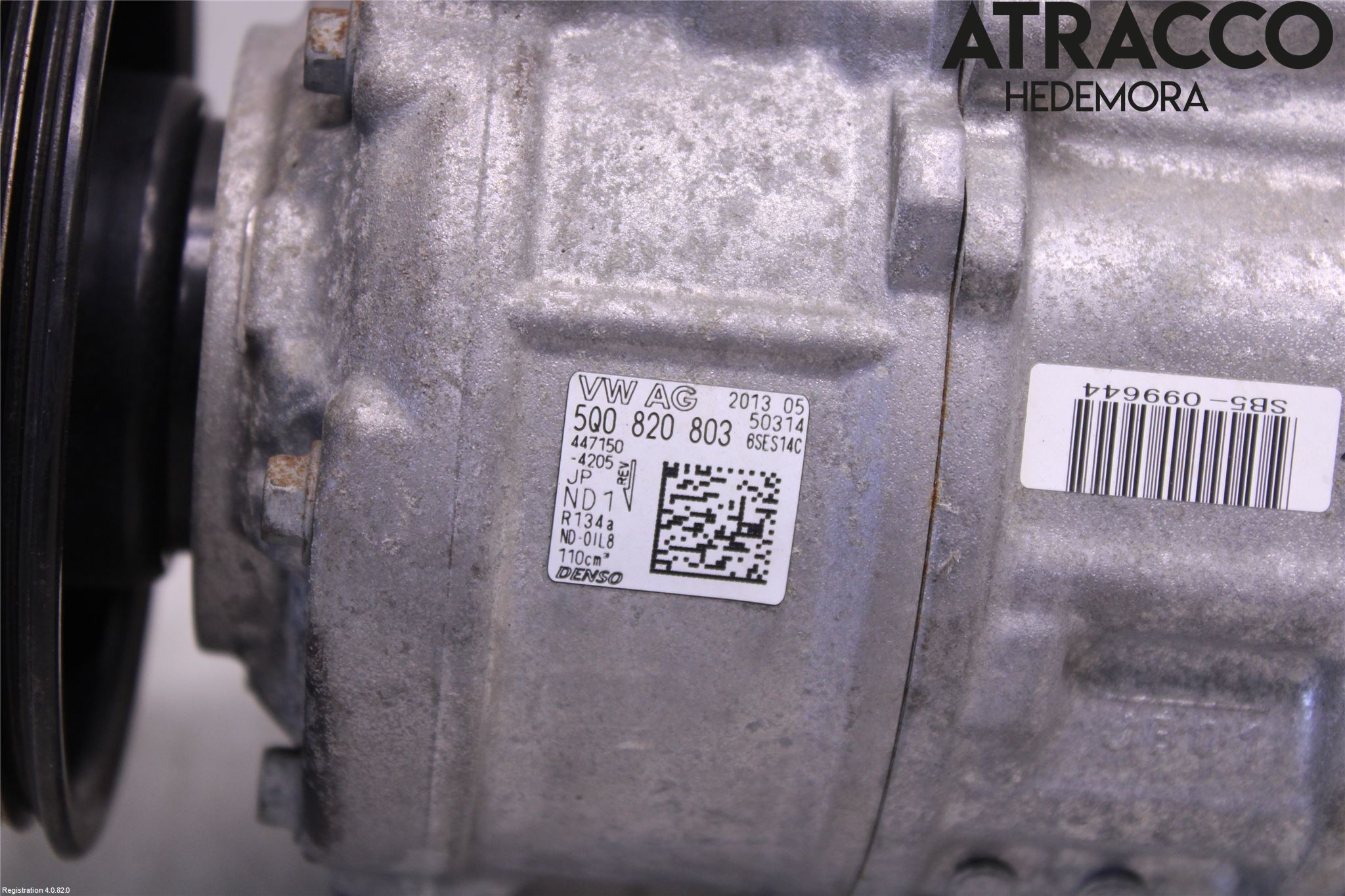Volkswagen VW GOLF / E-GOLF VII 13-20 Varme Ac Kompressor
