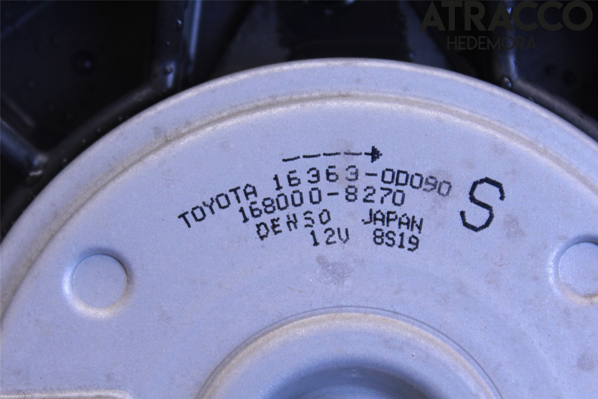 Toyota YARIS XP130 15-20 Kjølevifte Elektrisk
