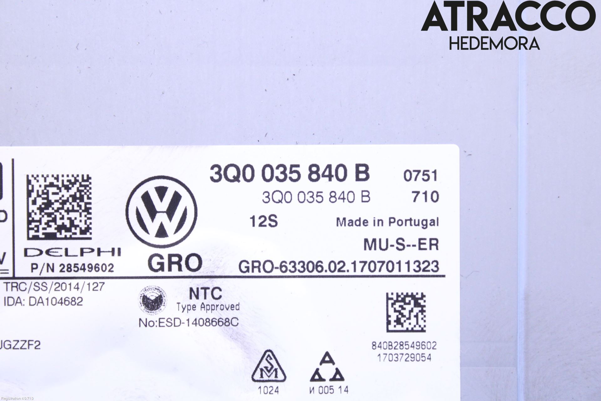 Volkswagen VW TIGUAN 16-24 Stereo Radio Med Cd